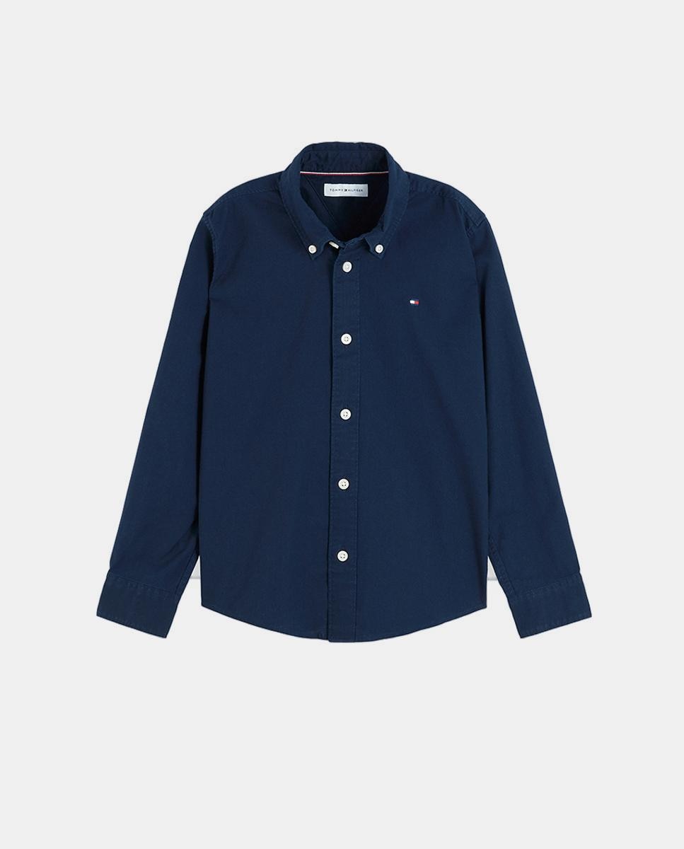 Camisa oxford Azul-5