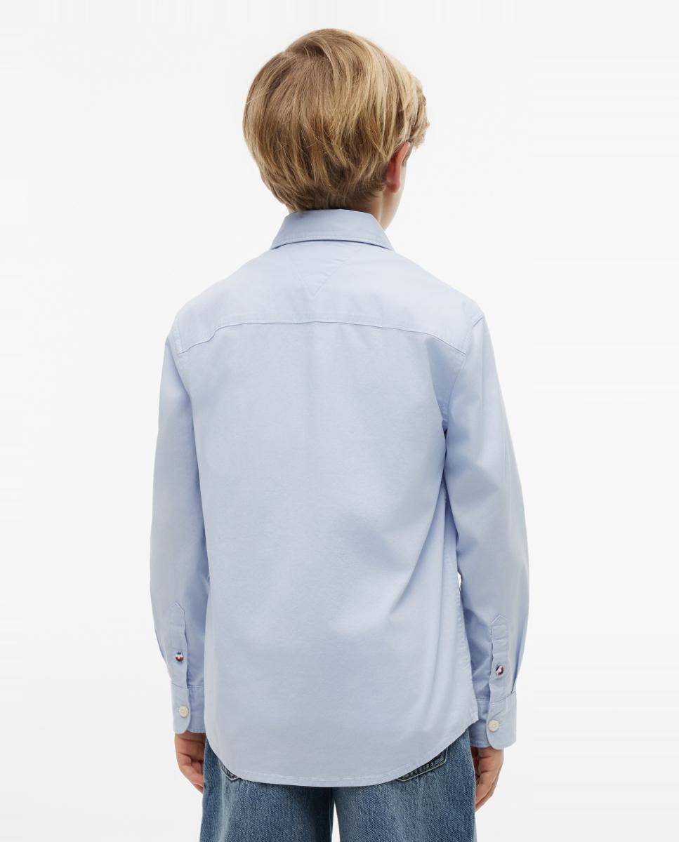 Camisa de Popelina Azul-2