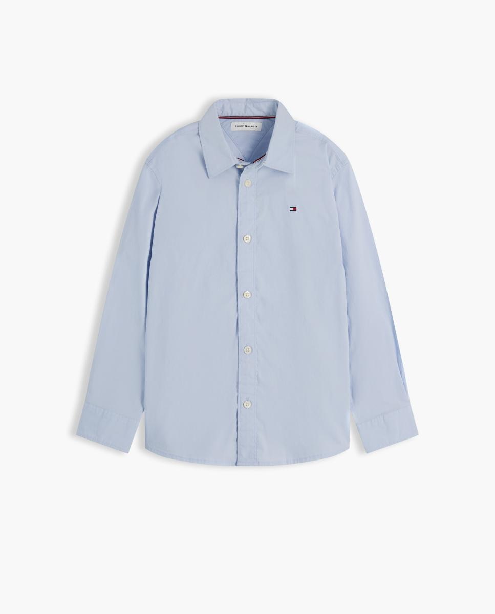 Camisa de Popelina Azul-5
