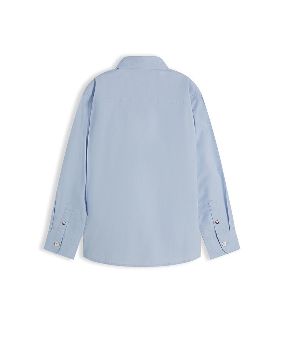 Camisa de Popelina Azul-6