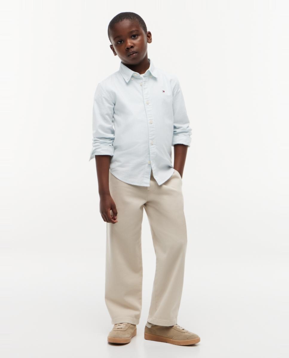 Camisa oxford de niño - Tommy Hilfiger - Amarillo Amarillo-4