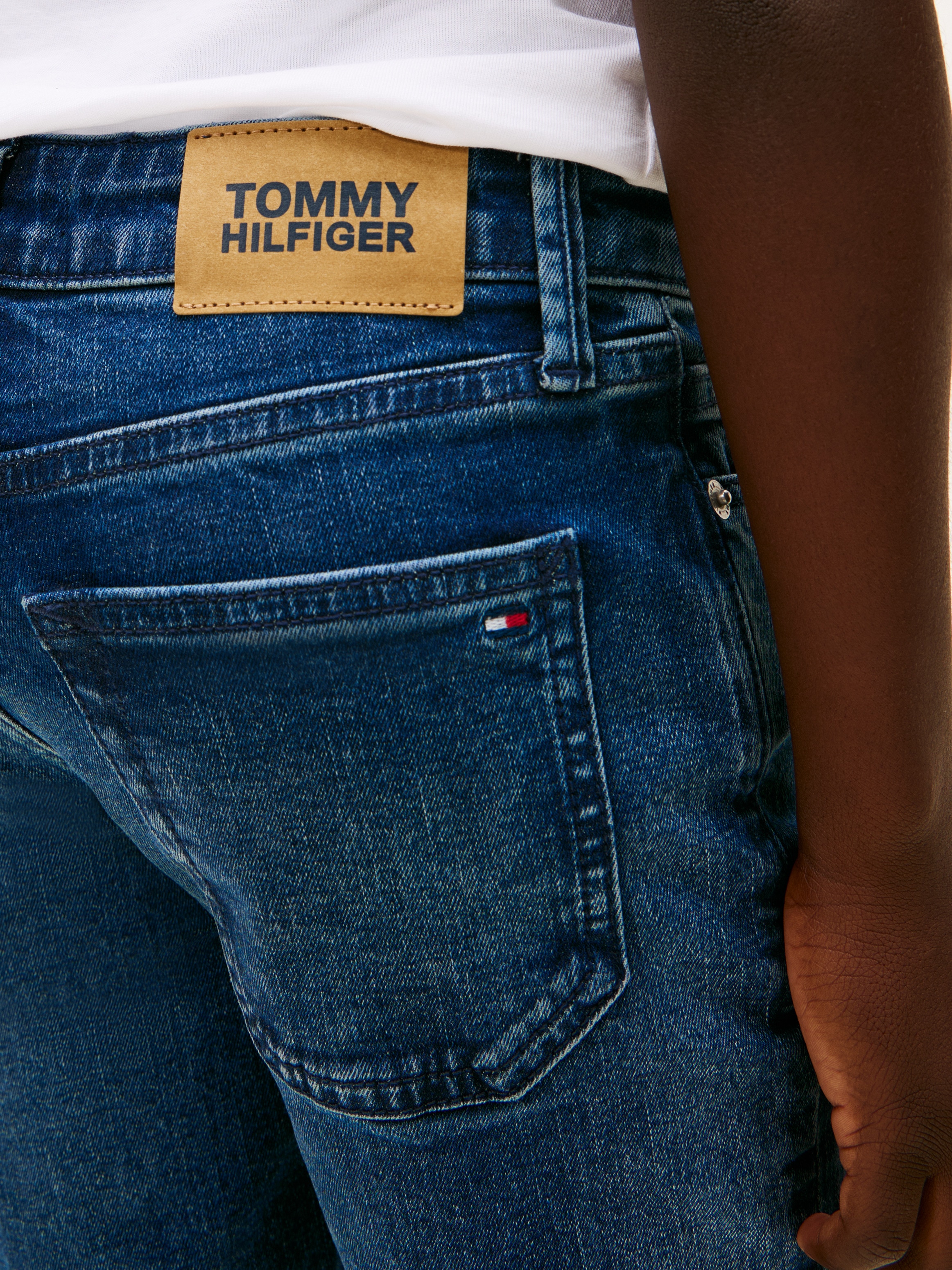 Jeans Slim Fit Tommy Hilfiger Azul-3