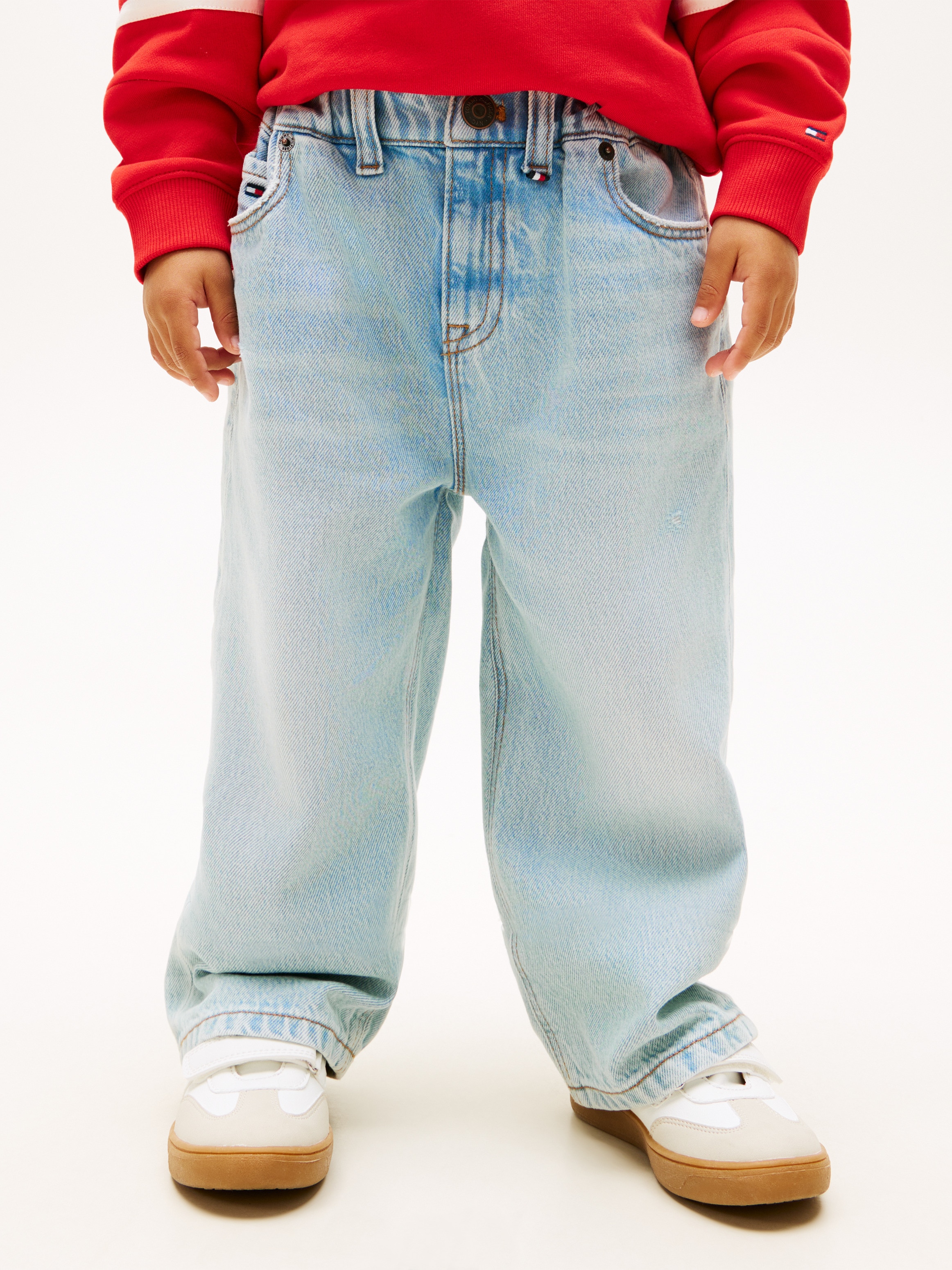 Jeans com Elástico na Cintura Tommy Hilfiger Azul-2