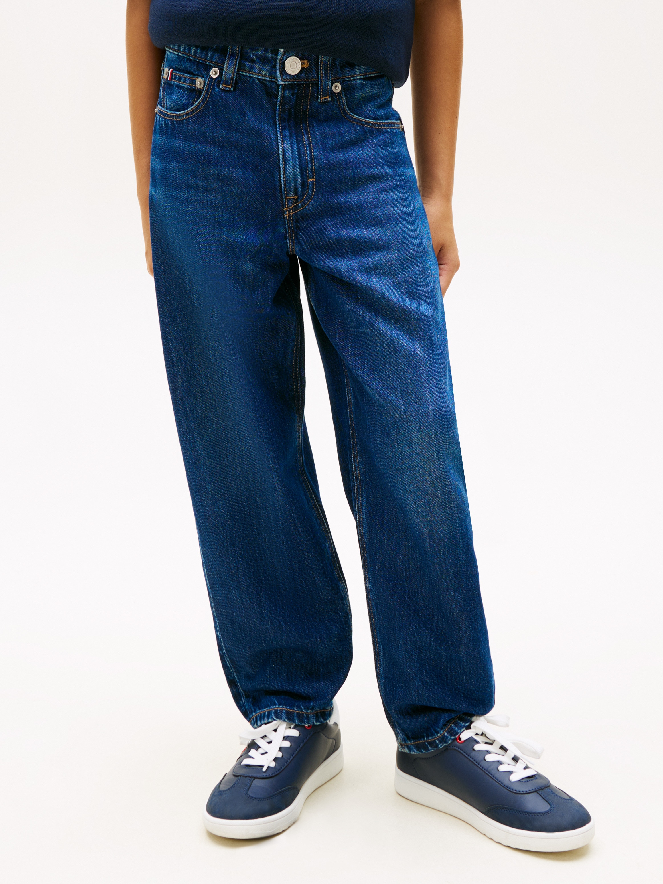 Jeans de Silhueta Barrel Tommy Hilfiger Azul-2