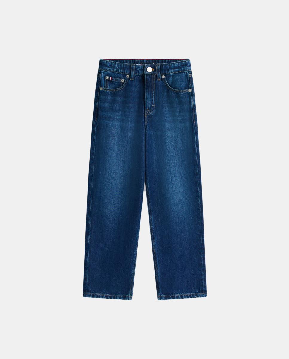 Jeans de Silhueta Barrel Tommy Hilfiger Azul-5