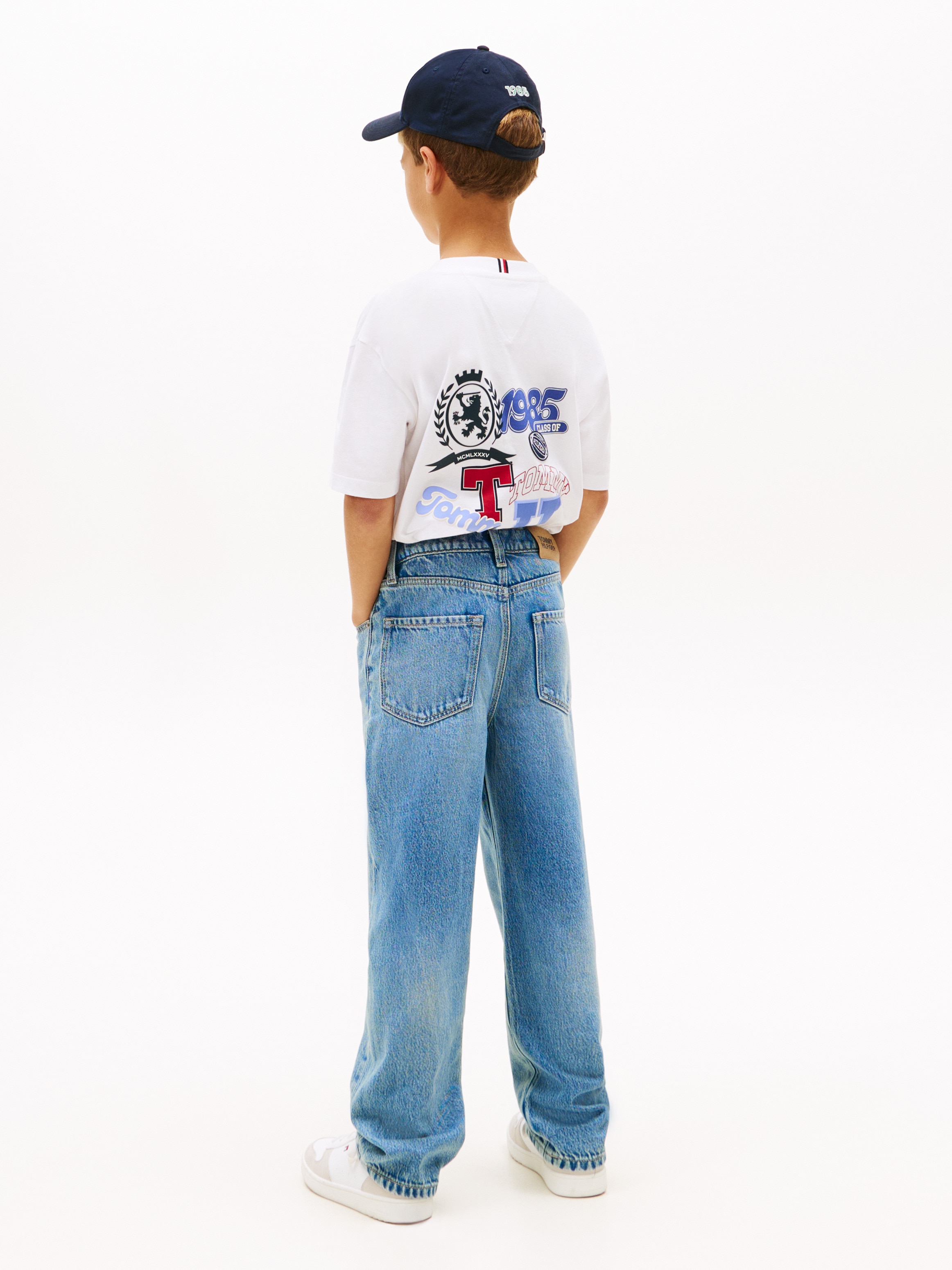 Jeans de Silhueta Relaxed Tommy Hilfiger Azul-4