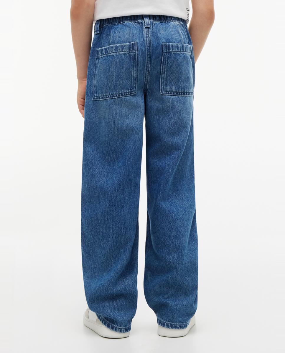 Jeans Baggy Azul-3