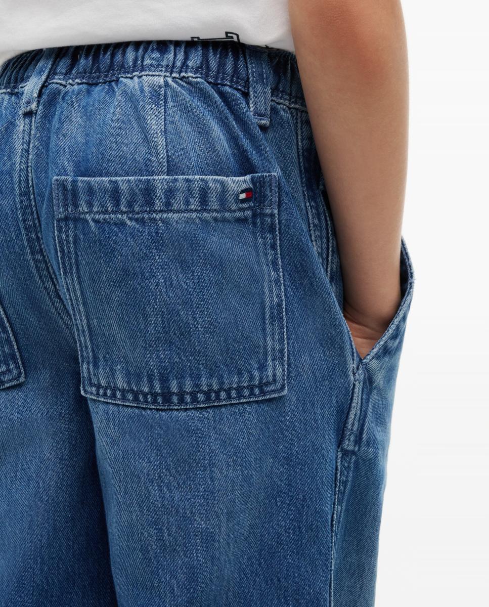 Jeans Baggy Azul-4