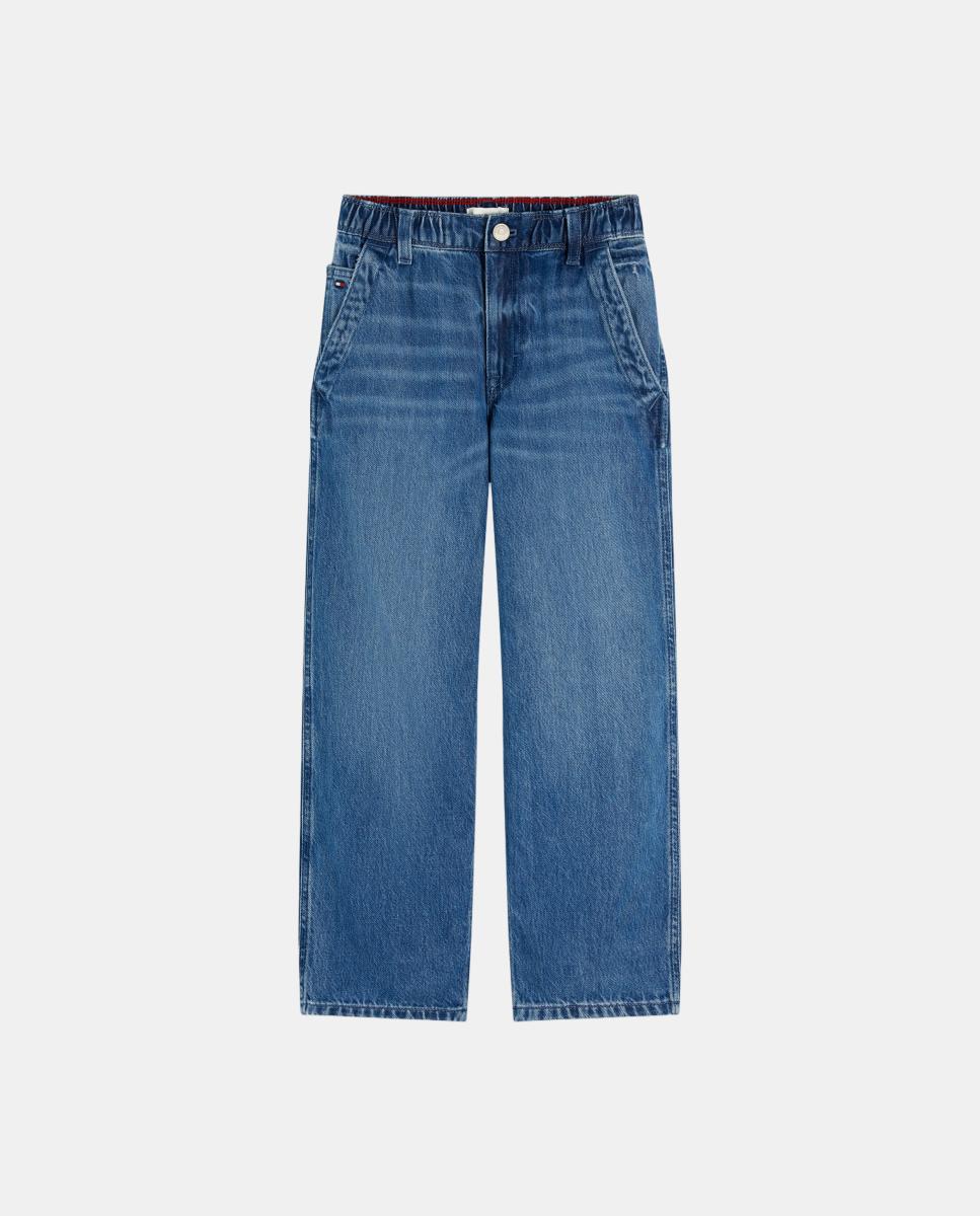 Jeans Baggy Azul-5