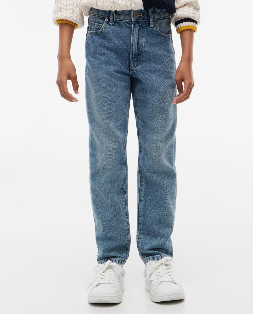Jeans Straight Amarelo-2