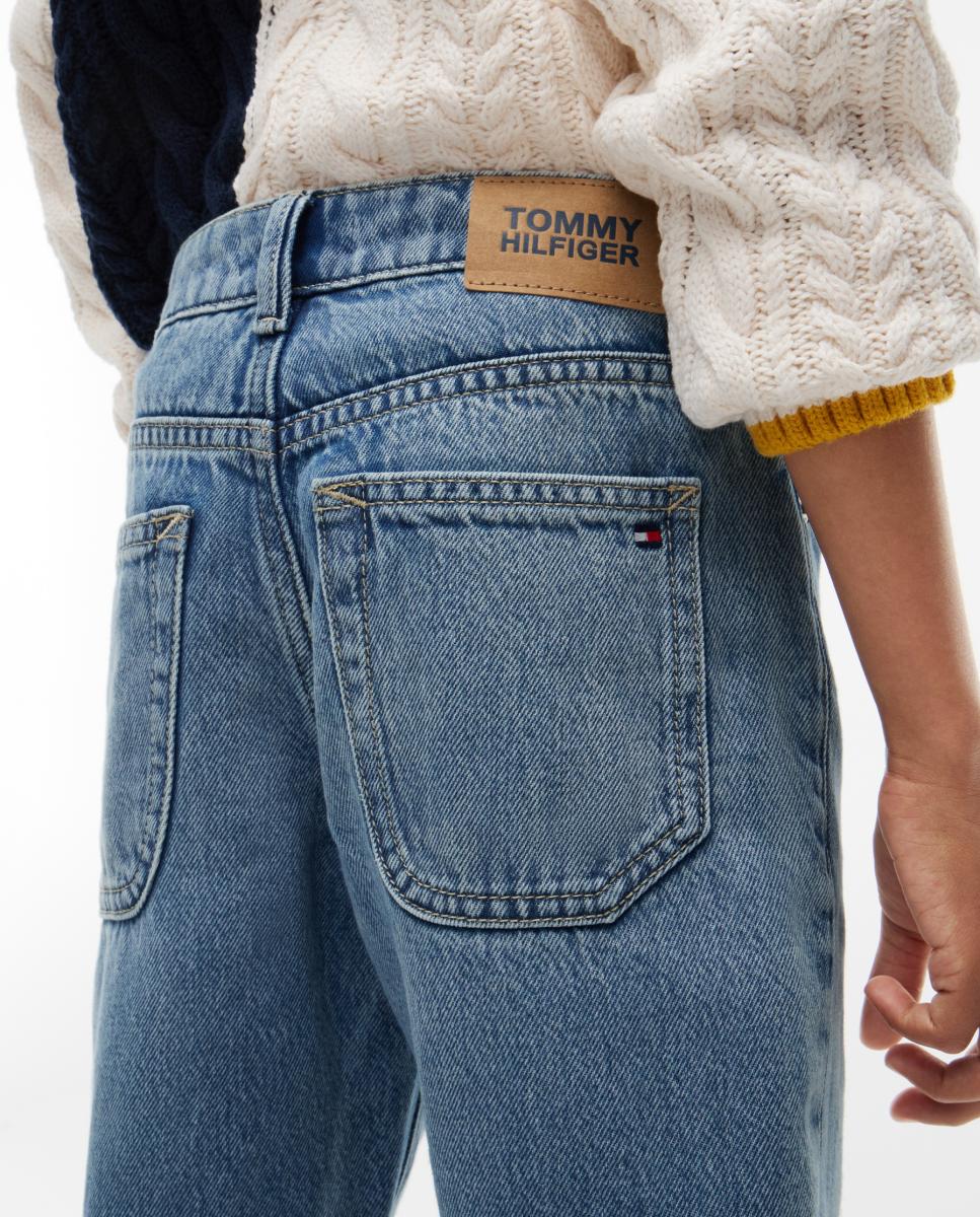 Jeans Straight Amarelo-4