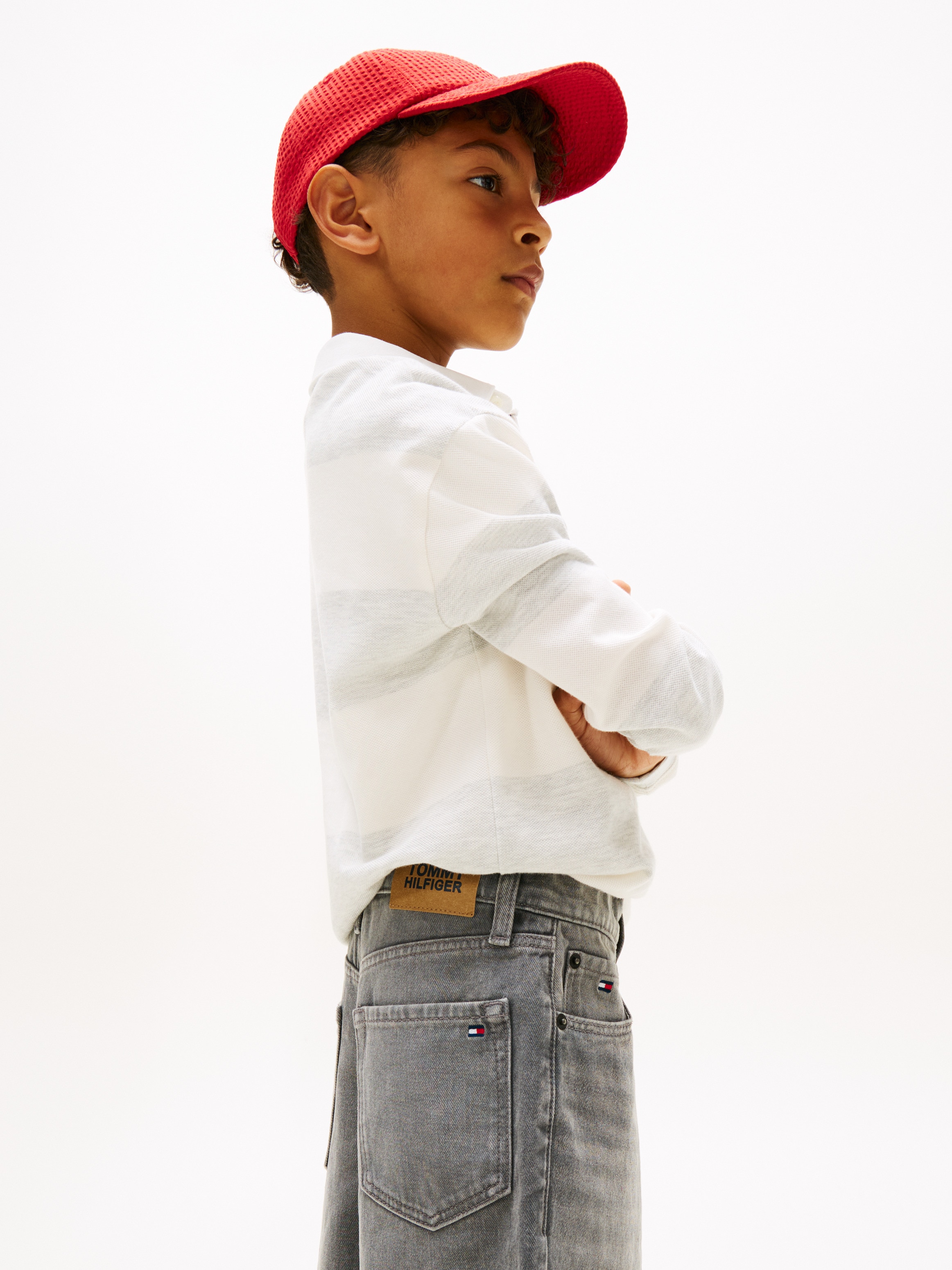 Bermudas de Ganga Relaxed Fit Cinzento-4