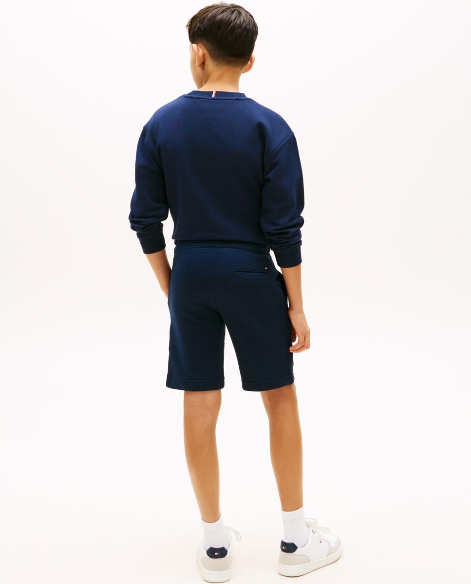 Calções com Logótipo da Marca Tommy Hilfiger Azul-3