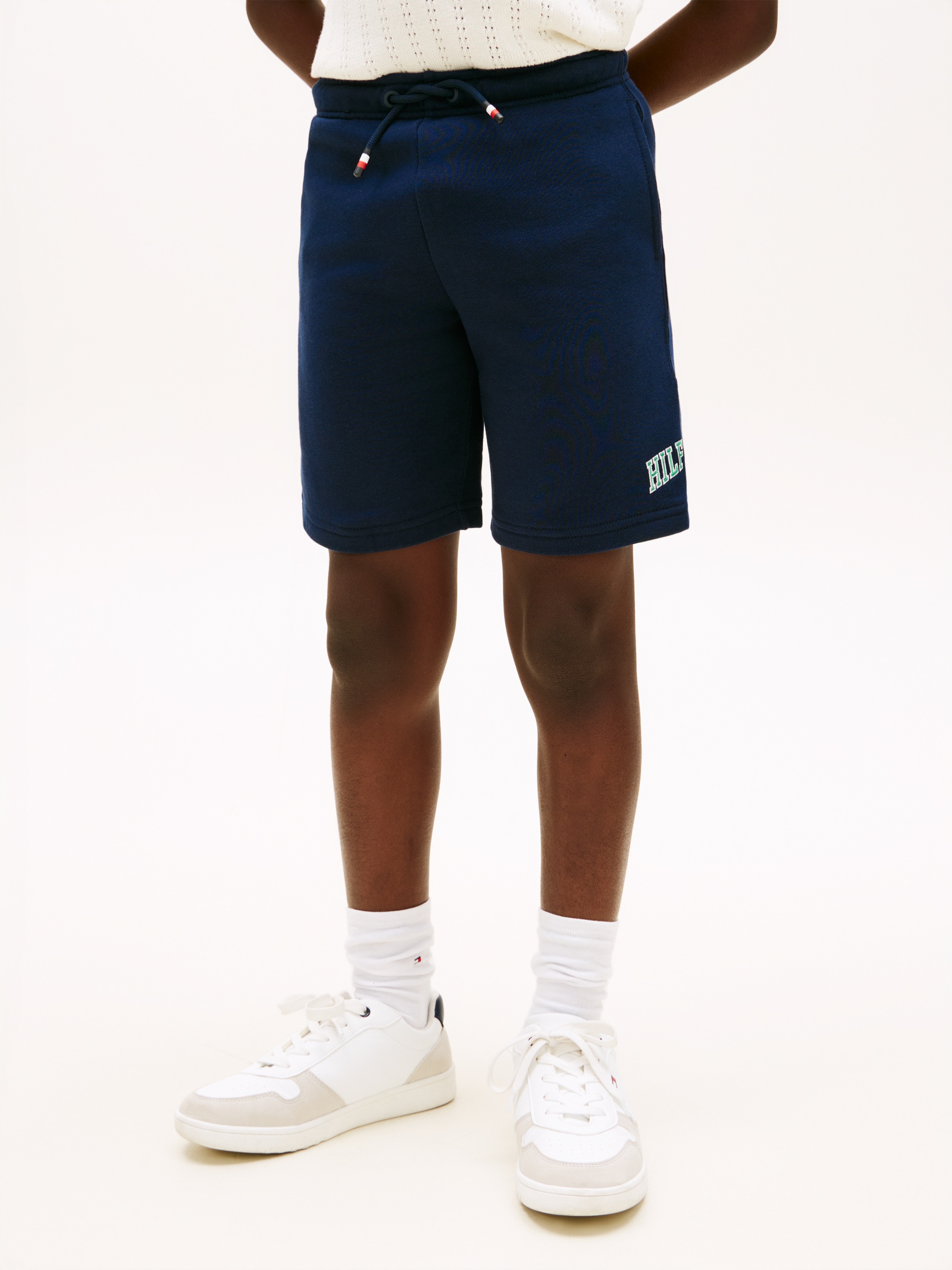 Calções com Logótipo da Marca Tommy Hilfiger Azul-2