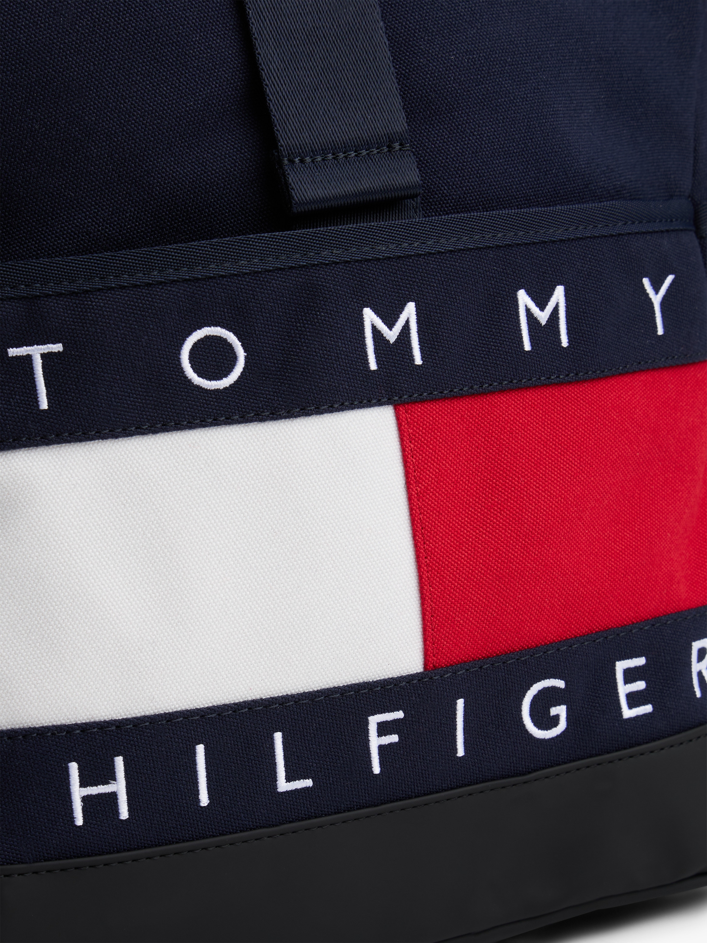 Mochila com Logótipo e Bandeira Bordada - Azul-Marinho Tommy Hilfiger Azul-3