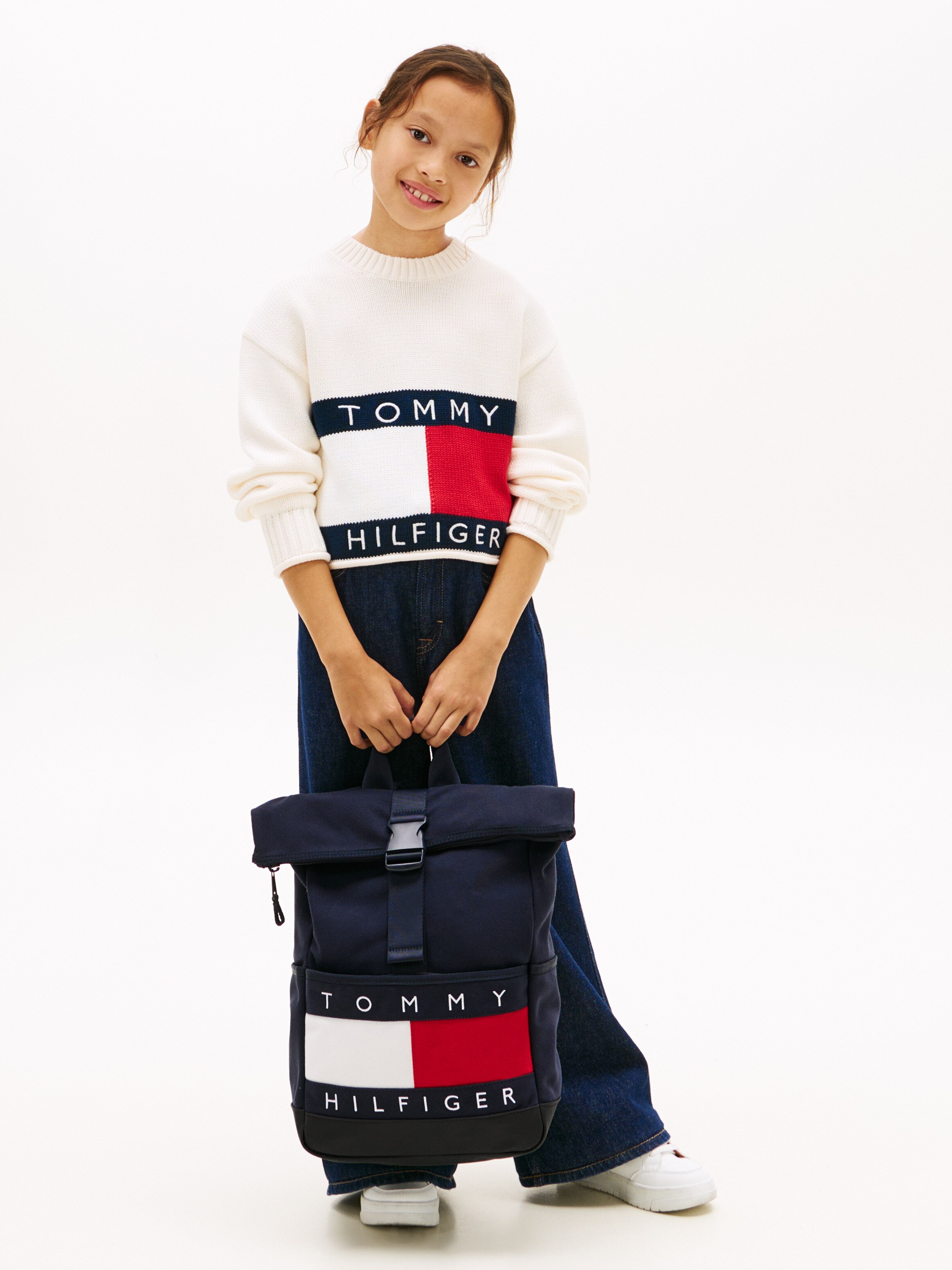 Mochila com Logótipo e Bandeira Bordada - Azul-Marinho Tommy Hilfiger Azul-6