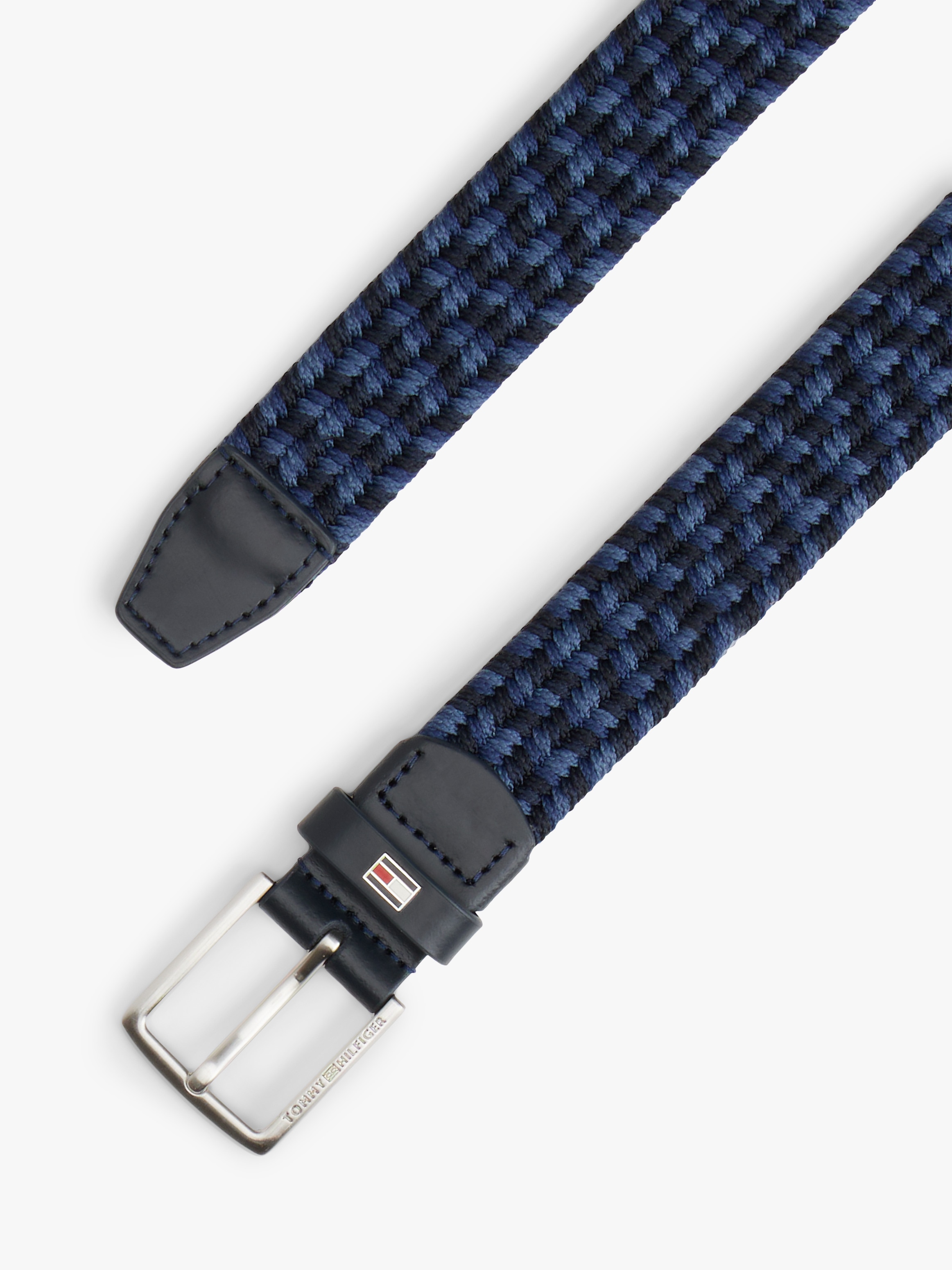 Cinto Elástico Entrançado - Azul-Marinho/Azul-Elétrico Tommy Hilfiger Azul-2