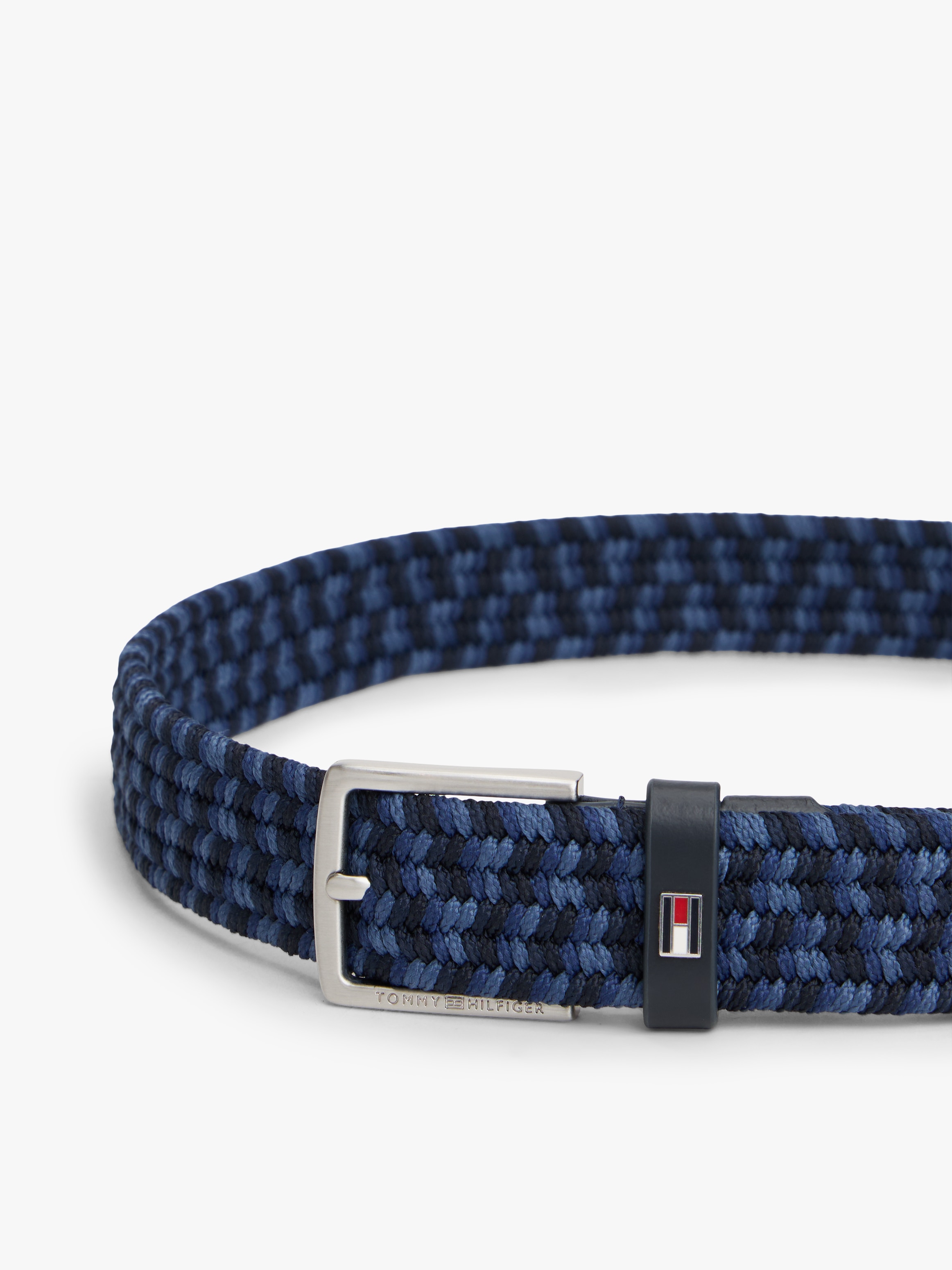 Cinto Elástico Entrançado - Azul-Marinho/Azul-Elétrico Tommy Hilfiger Azul-3