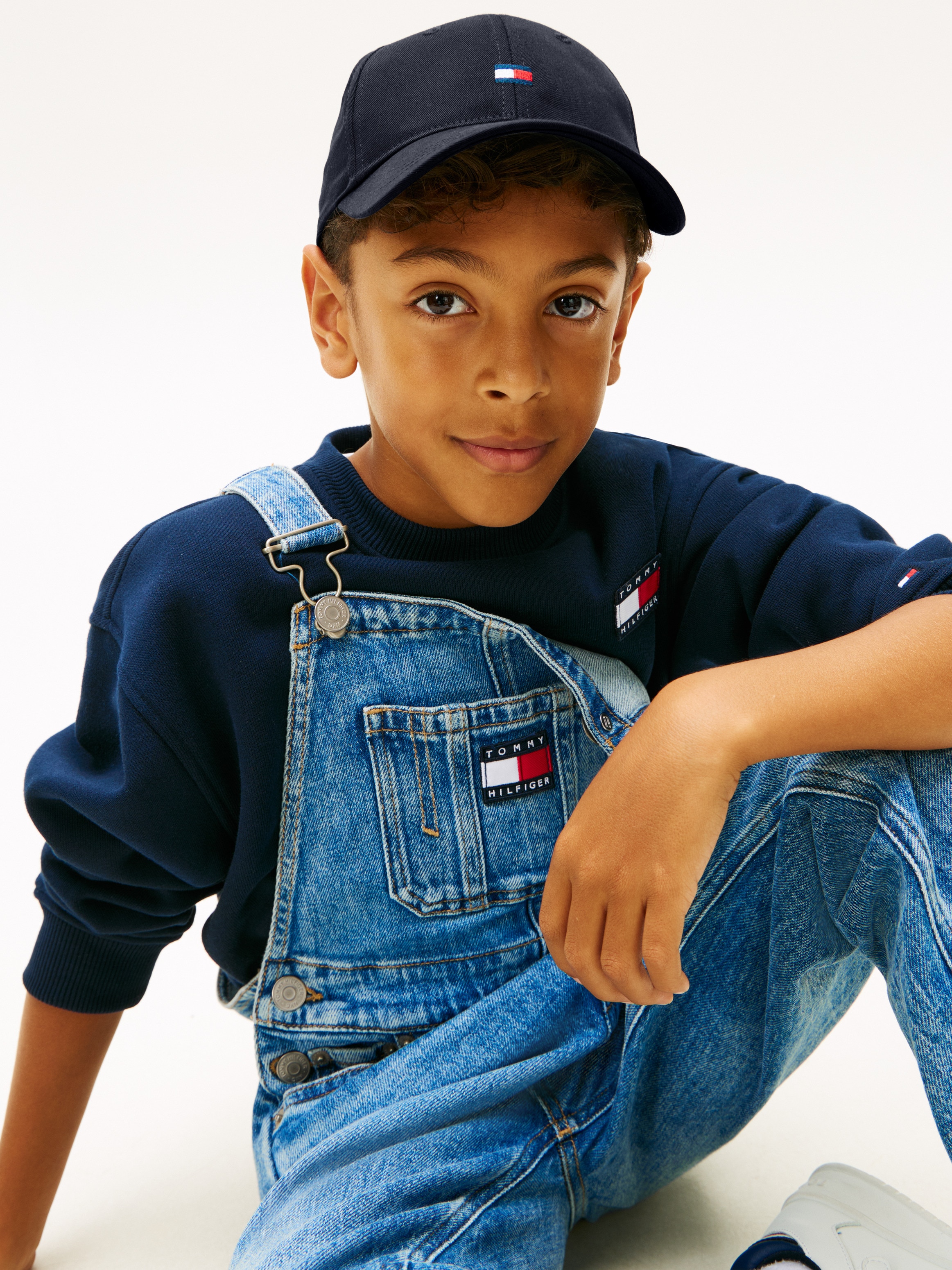 Boné com logótipo bordado Tommy Hilfiger Azul-4