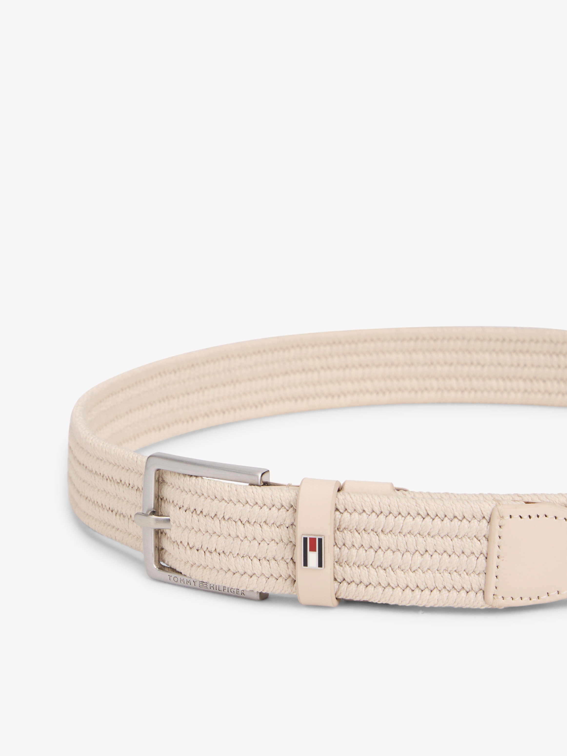 Cinto Entrançado com Fivela Metálica Tommy Hilfiger Castanho-3