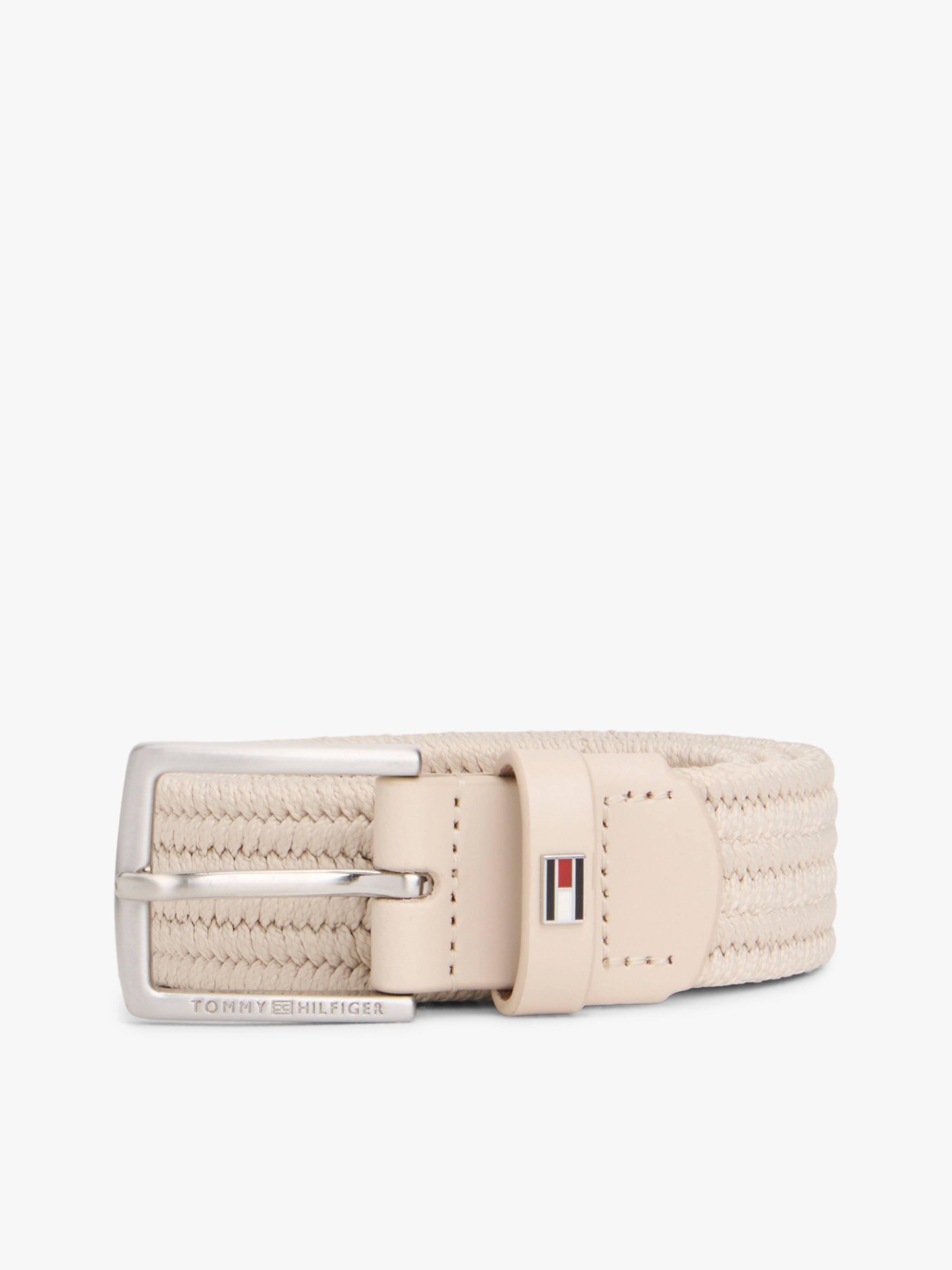 Cinto Entrançado com Fivela Metálica Tommy Hilfiger Castanho-4