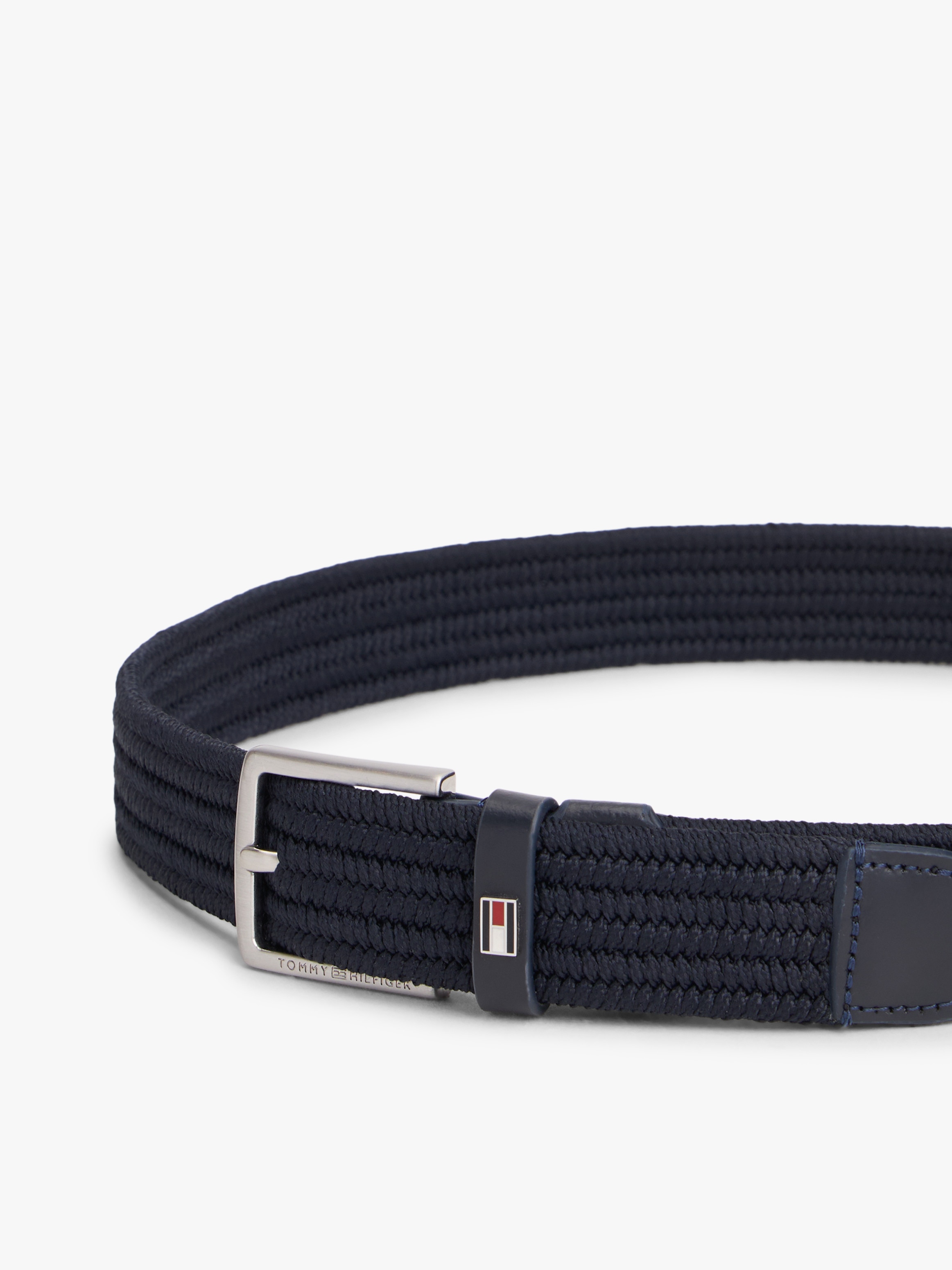 Cinto Entrançado com Fivela Metálica Tommy Hilfiger Azul-3