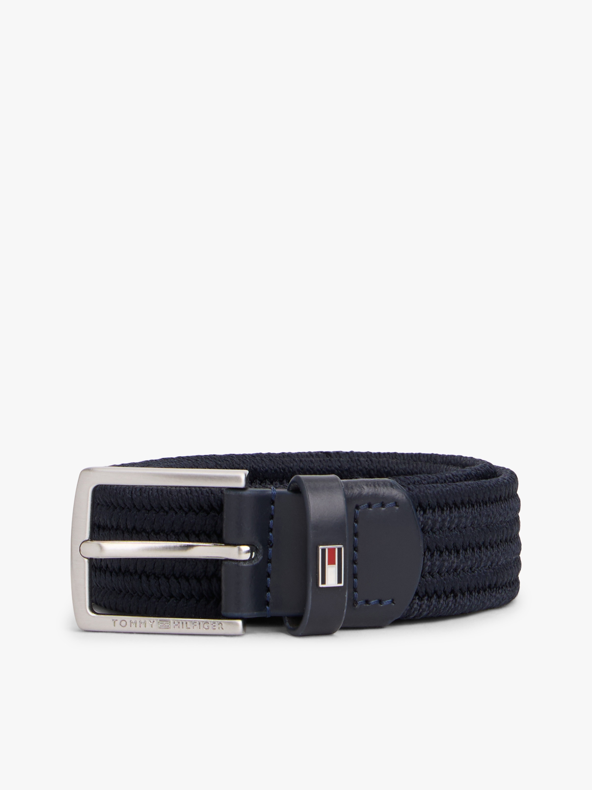 Cinto Entrançado com Fivela Metálica Tommy Hilfiger Azul-4