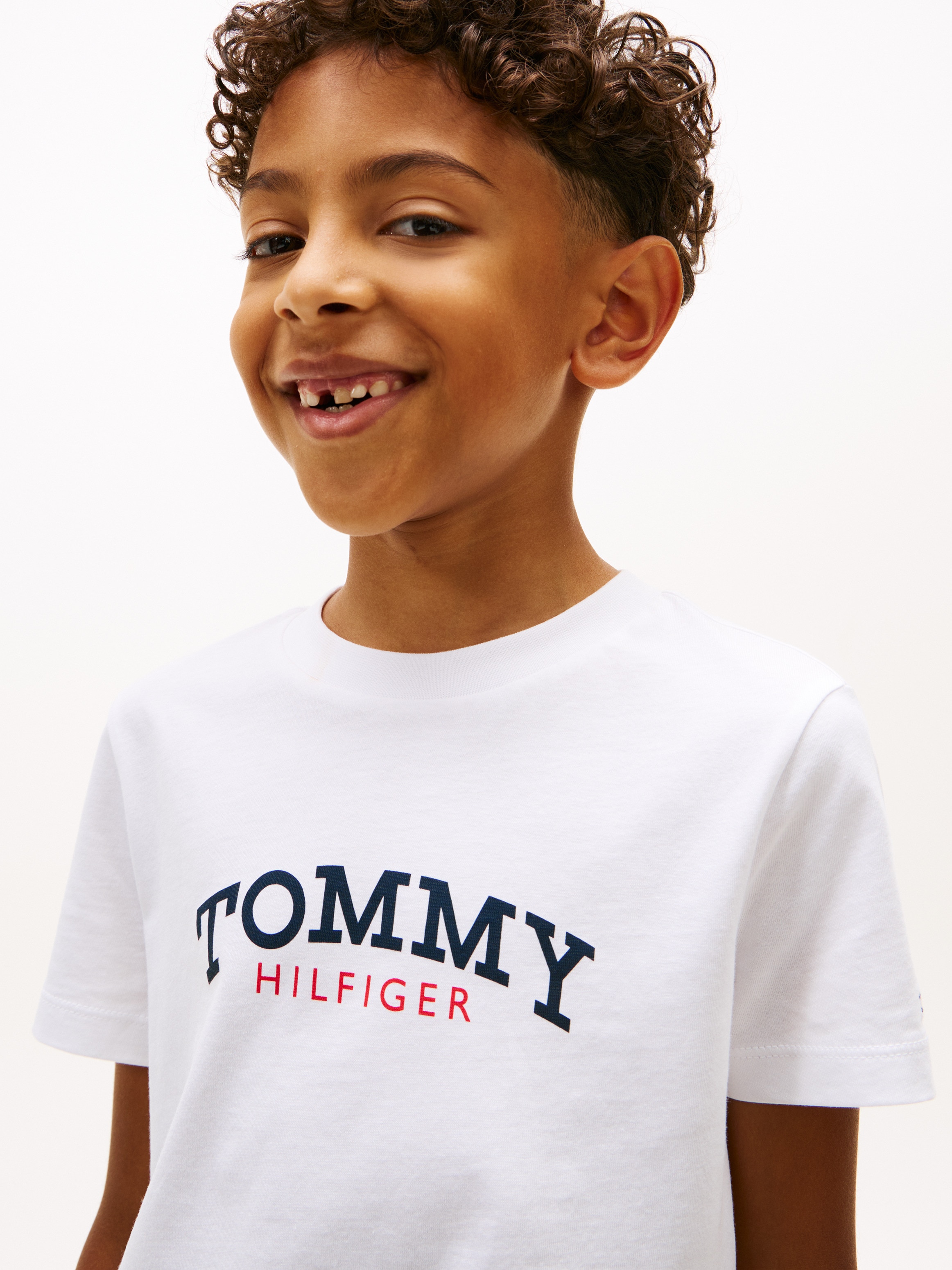 Conjunto de Calças e T-shirt Tommy Hilfiger Branco-5