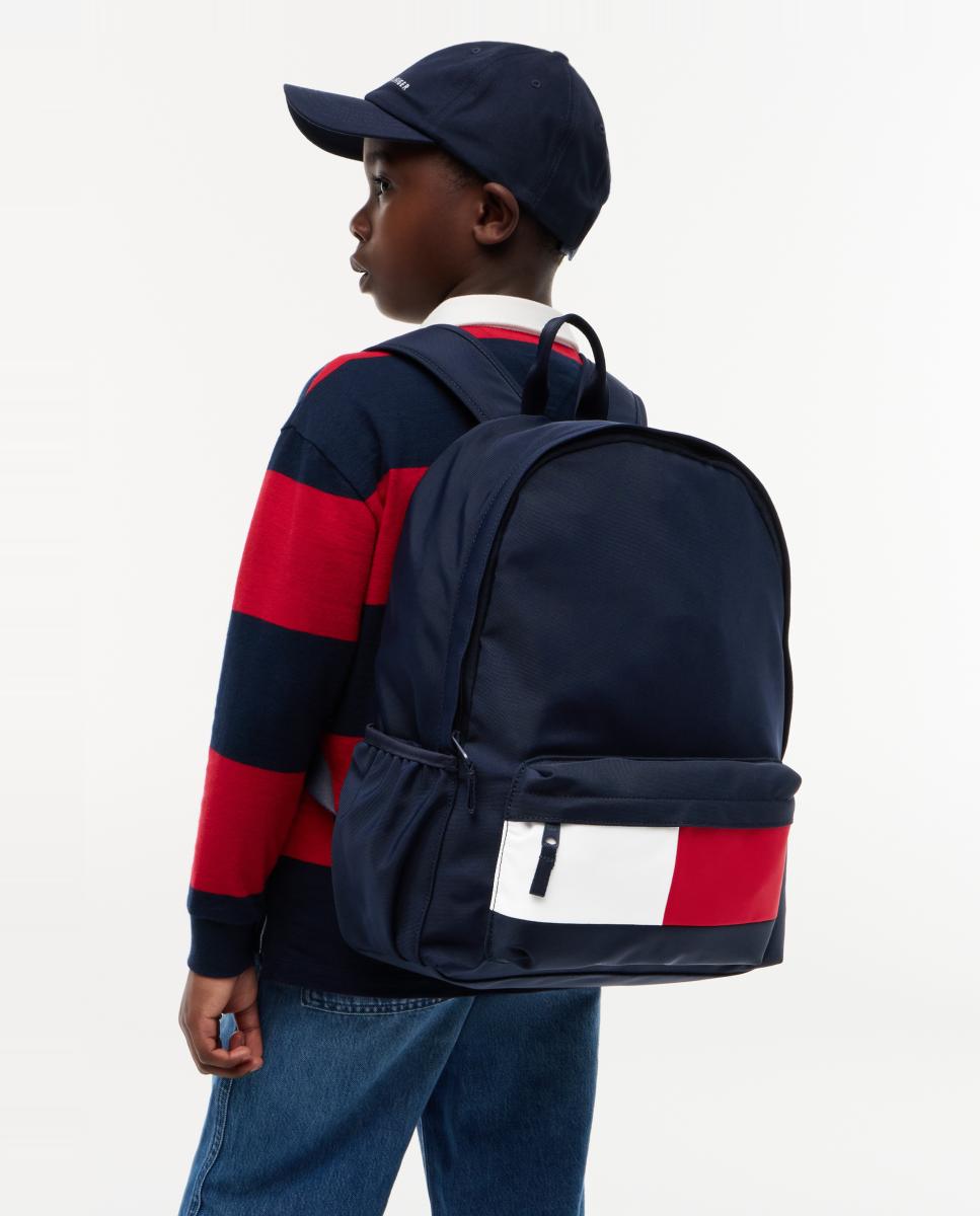 Mochila com Bandeira da Marca Azul-5