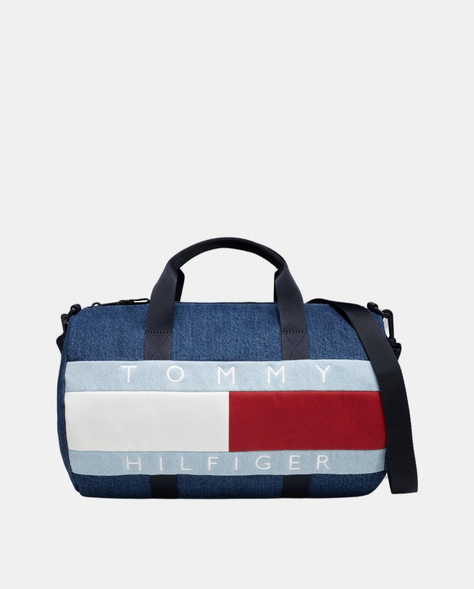 Imagem 0 de Saco de Desporto em Tecido de Ganga com Bandeira da Marca
