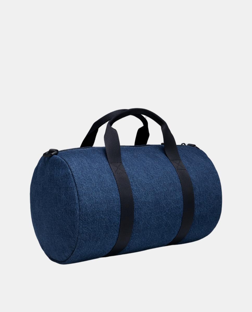 Saco de Desporto em Tecido de Ganga com Bandeira da Marca Tommy Hilfiger Azul-2