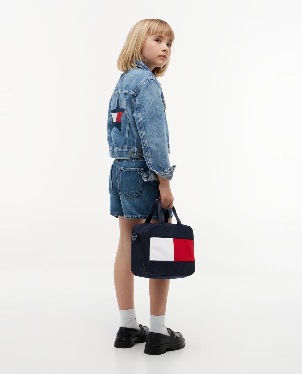 Lancheira com Bandeira da Marca Tommy Hilfiger Azul-6