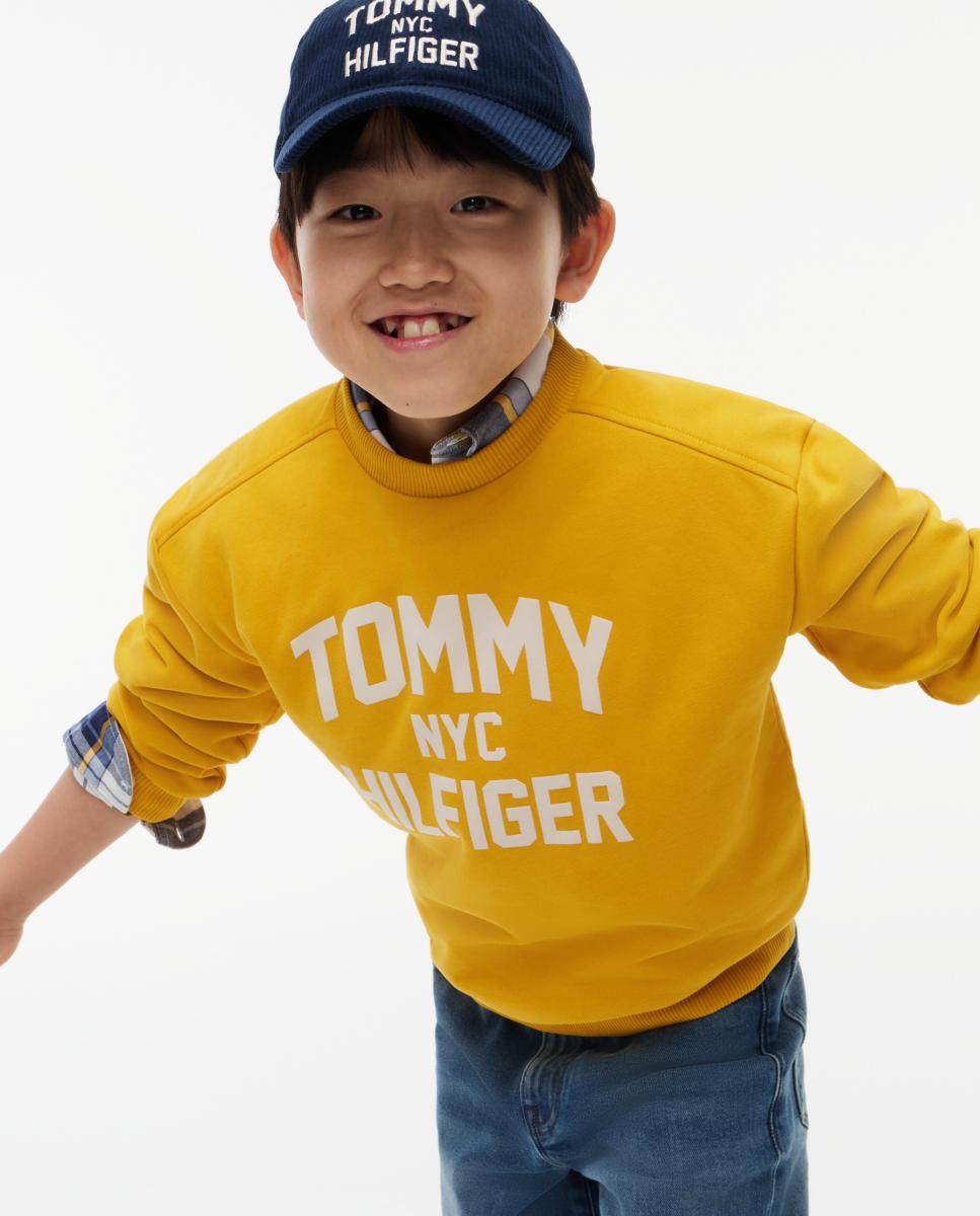 Gorra de niño de pana - Tommy Hilfiger - Blanco Blanco-5