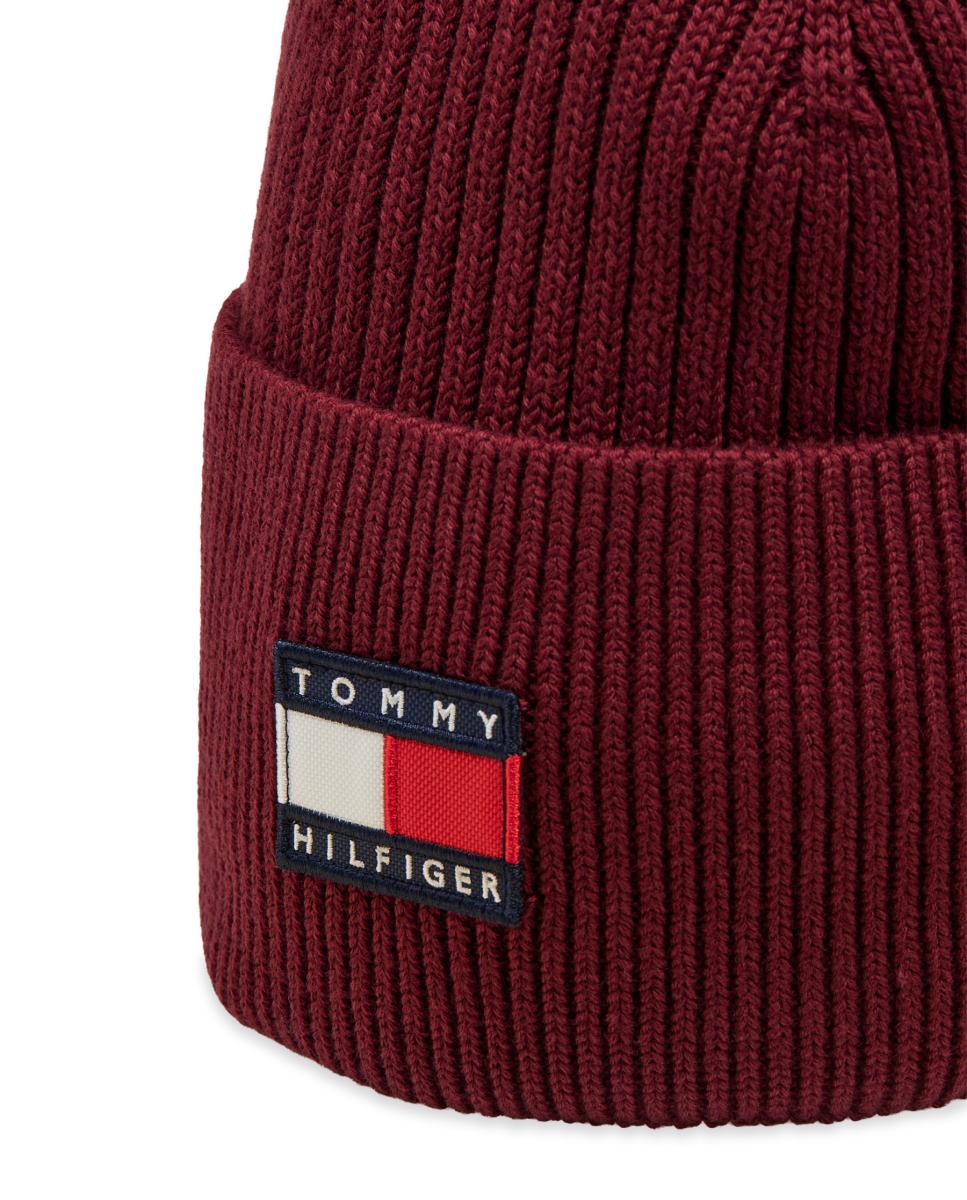 Gorro com Bandeira Tommy Vermelho-3