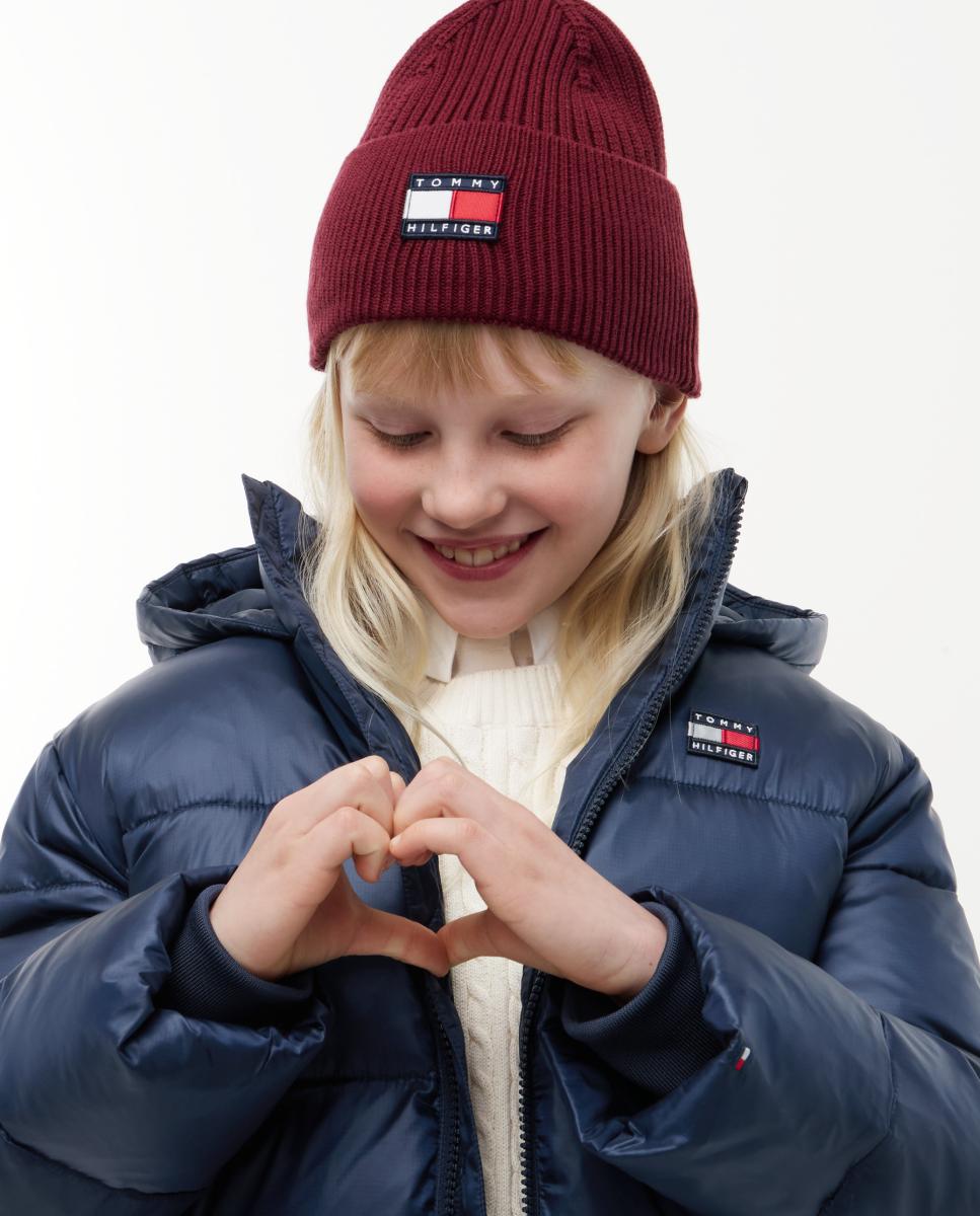 Gorro com Bandeira Tommy Vermelho-4