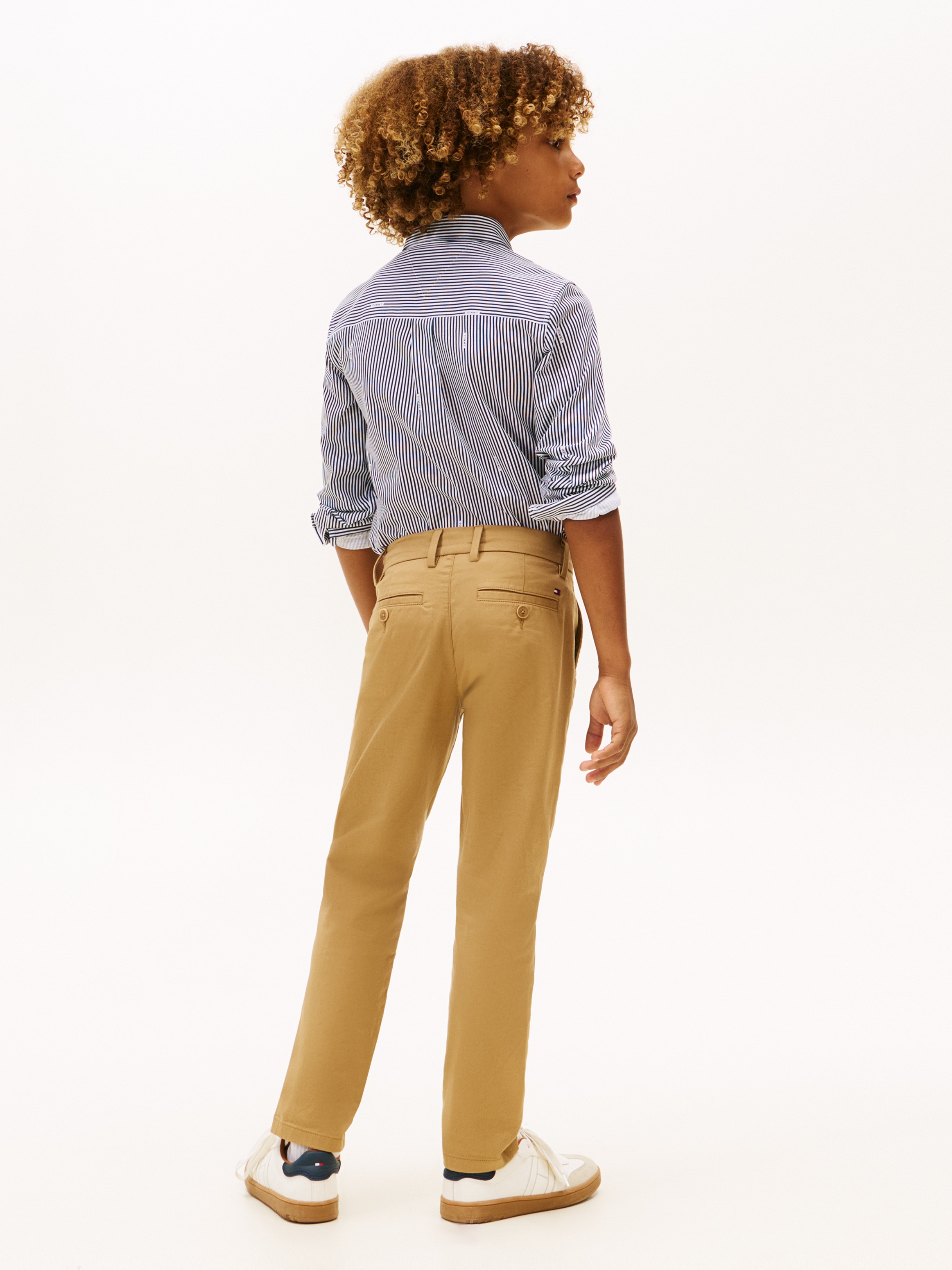 Calças chino Tommy Hilfiger Castanho-4