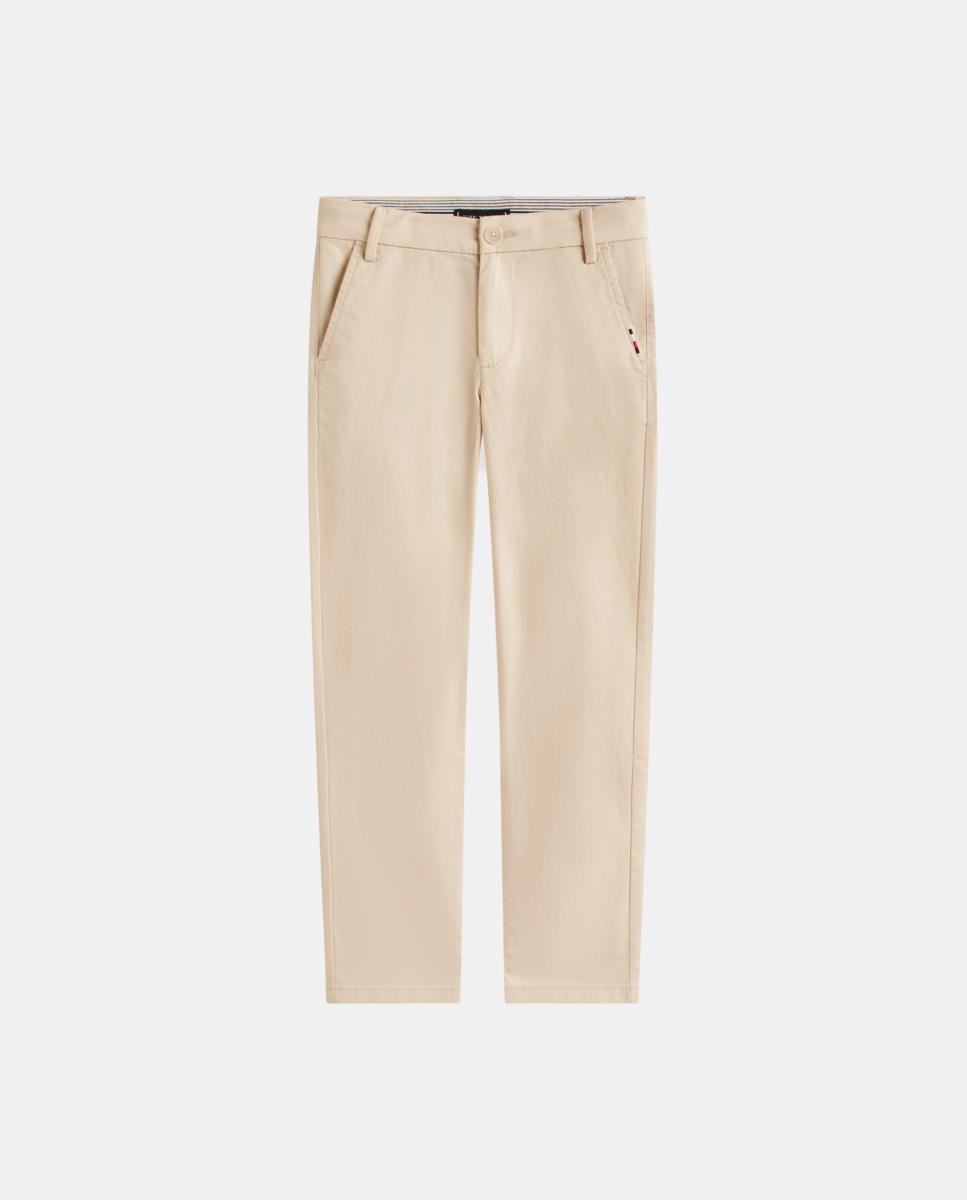 Calças Chino de Algodão Elástico Tommy Hilfiger Castanho-5