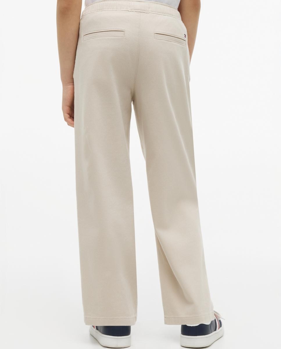 Imagen 3 de Pantalón de niño de silueta baggy - Tommy Hilfiger - Beige Beige
