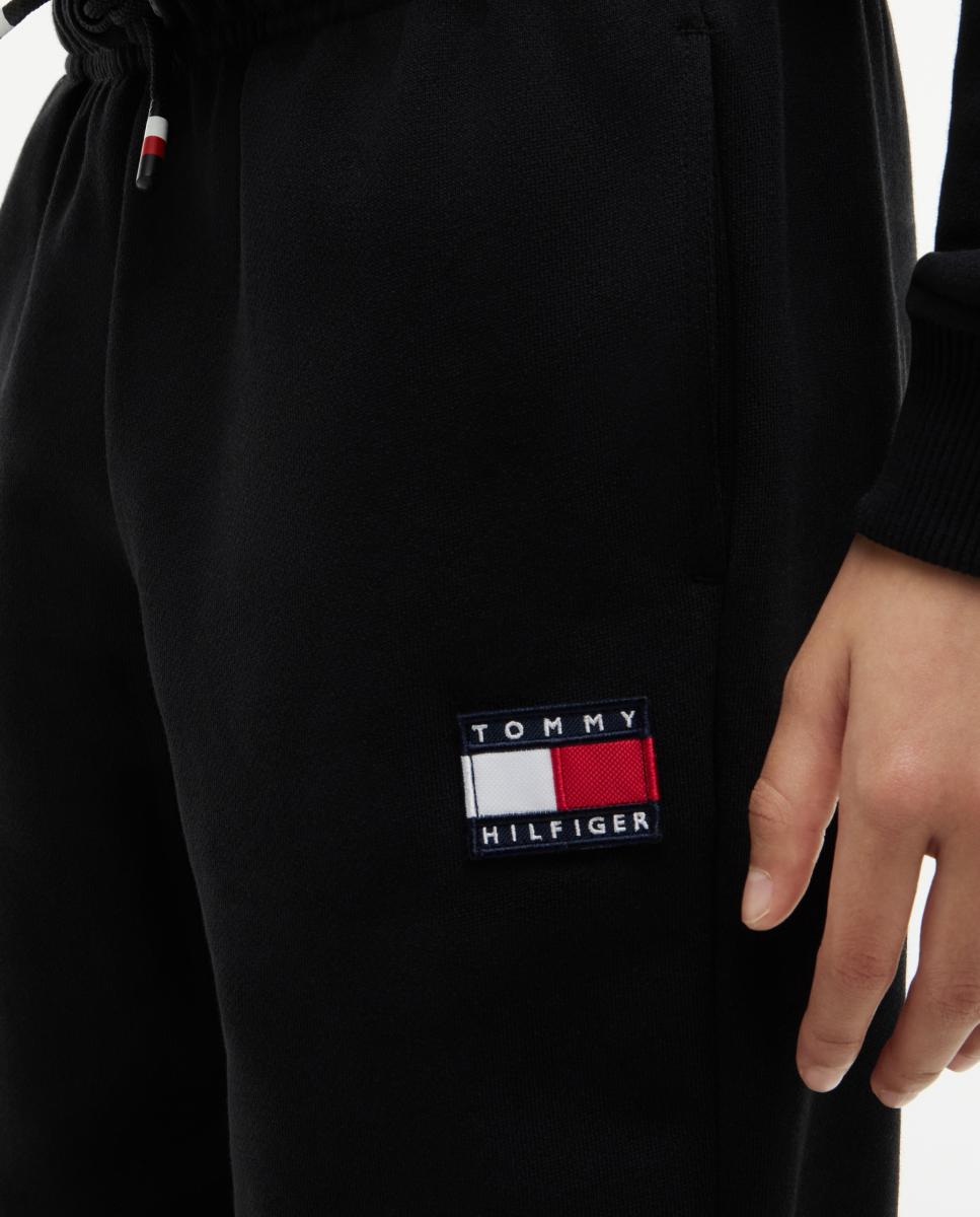 Joggers com Logótipo Bordado Preto-4