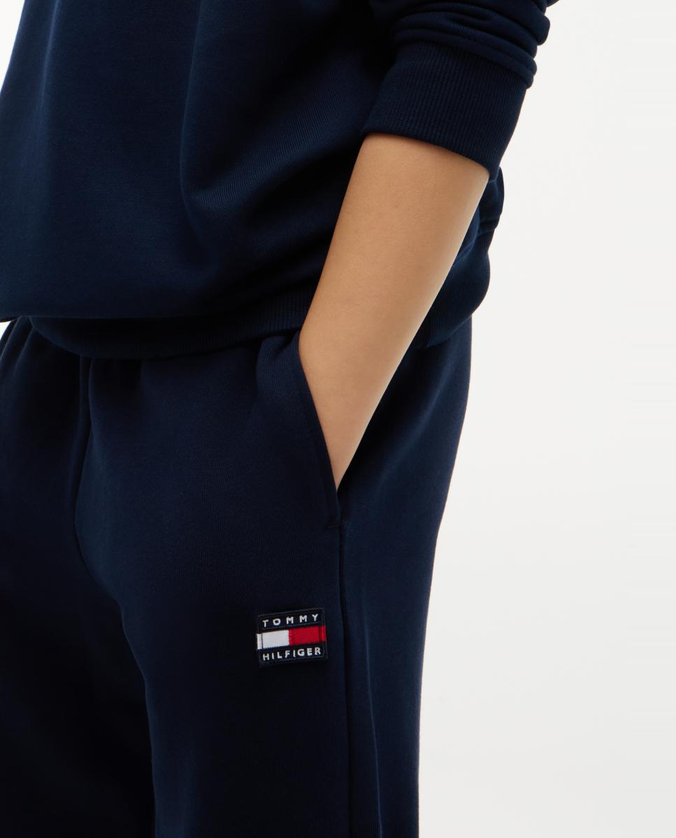 Joggers com Logótipo Bordado Azul-2