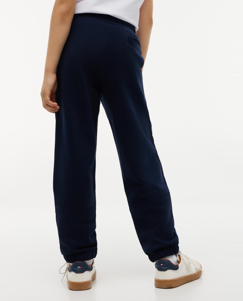 Joggers com Logótipo Bordado Azul-3