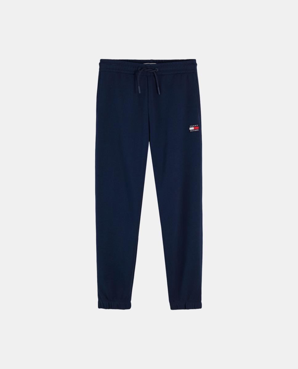 Joggers com Logótipo Bordado Azul-5