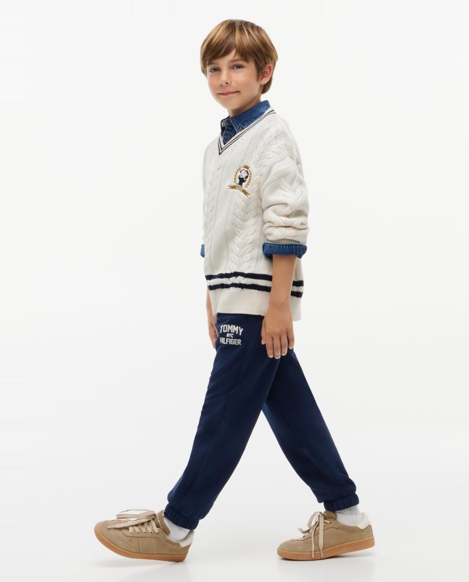 Imagen 0 de Pantalón de niño tipo chándal Amarillo