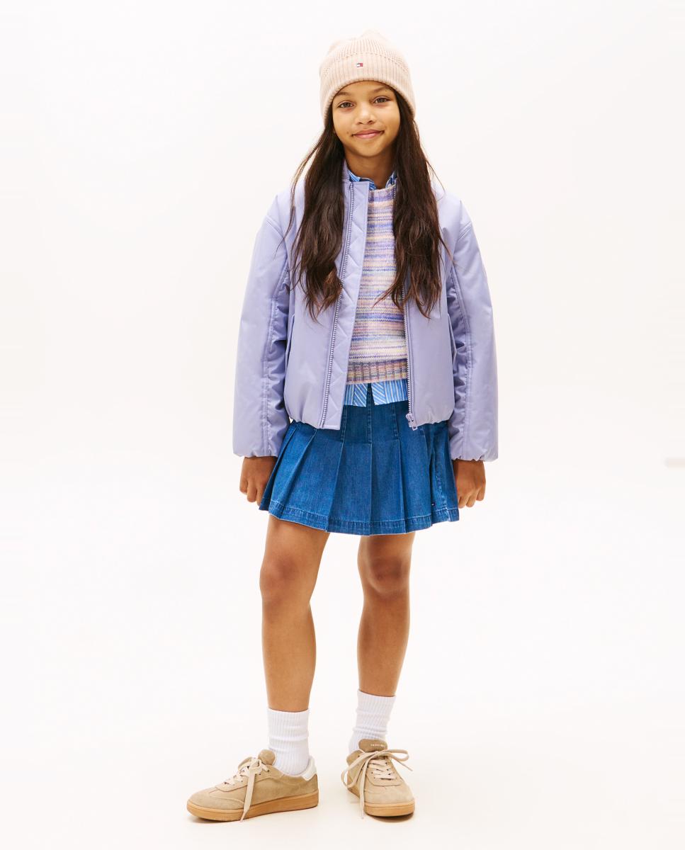 Blusão Tipo Bomber Tommy Hilfiger Roxo-4