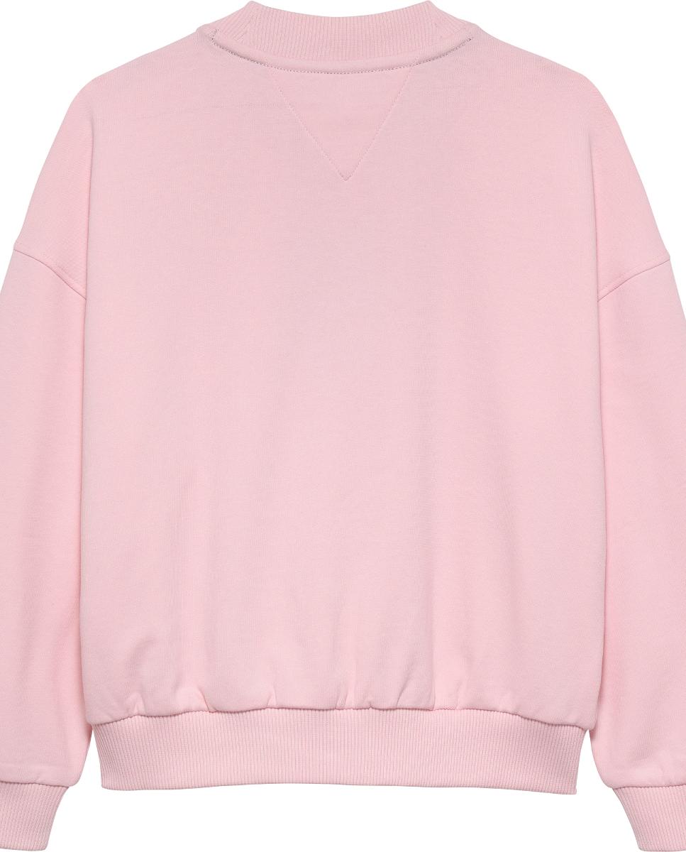 Sweatshirt com Logótipo Floral Tommy Hilfiger Rosa-6