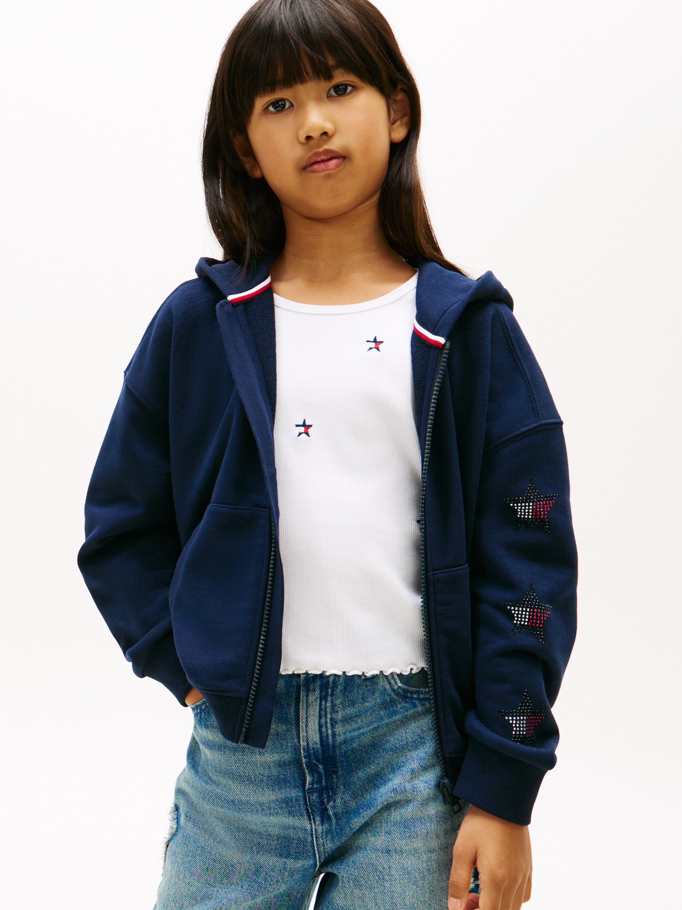 Imagem 0 de Sweatshirt com Capuz e Estrela Decorativa nas Costas