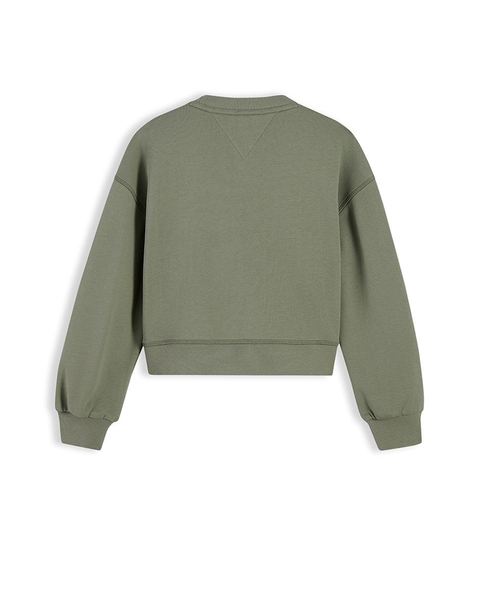 Sweatshirt com Decote Redondo Amarelo-6