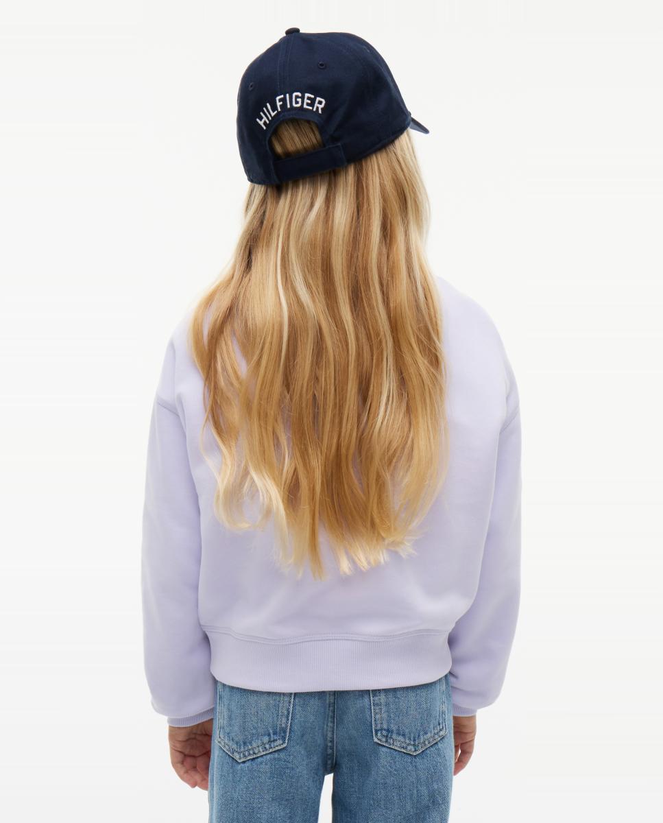 Sweatshirt com Decote Redondo Amarelo-2