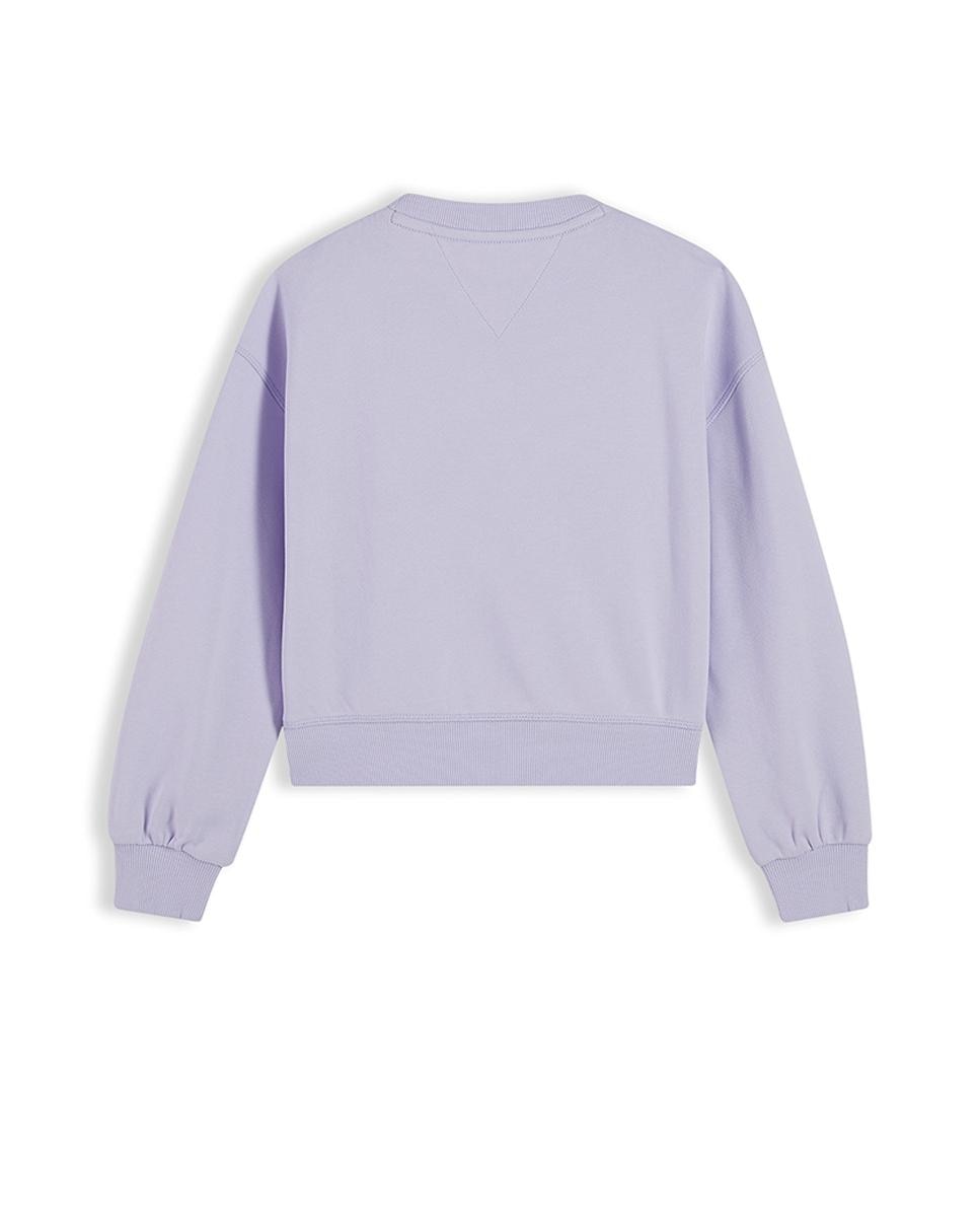 Sweatshirt com Decote Redondo Amarelo-6