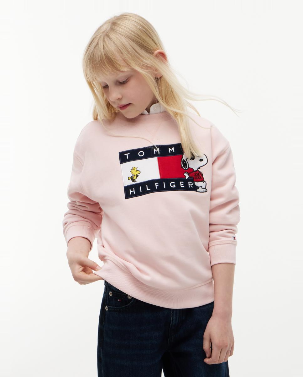 Imagem 0 de Sweatshirt com Decote Redondo e Logótipo Snoopy